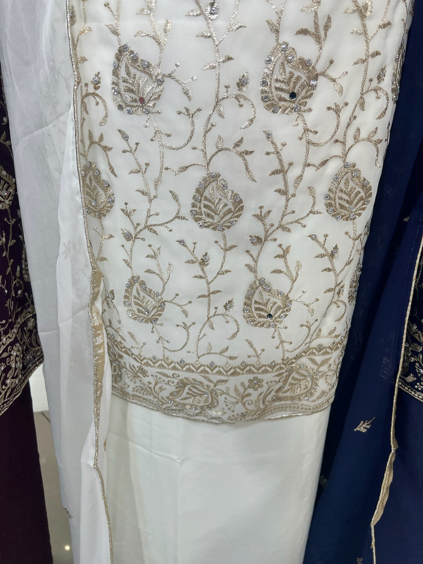 Embroidered Embellished Georgette