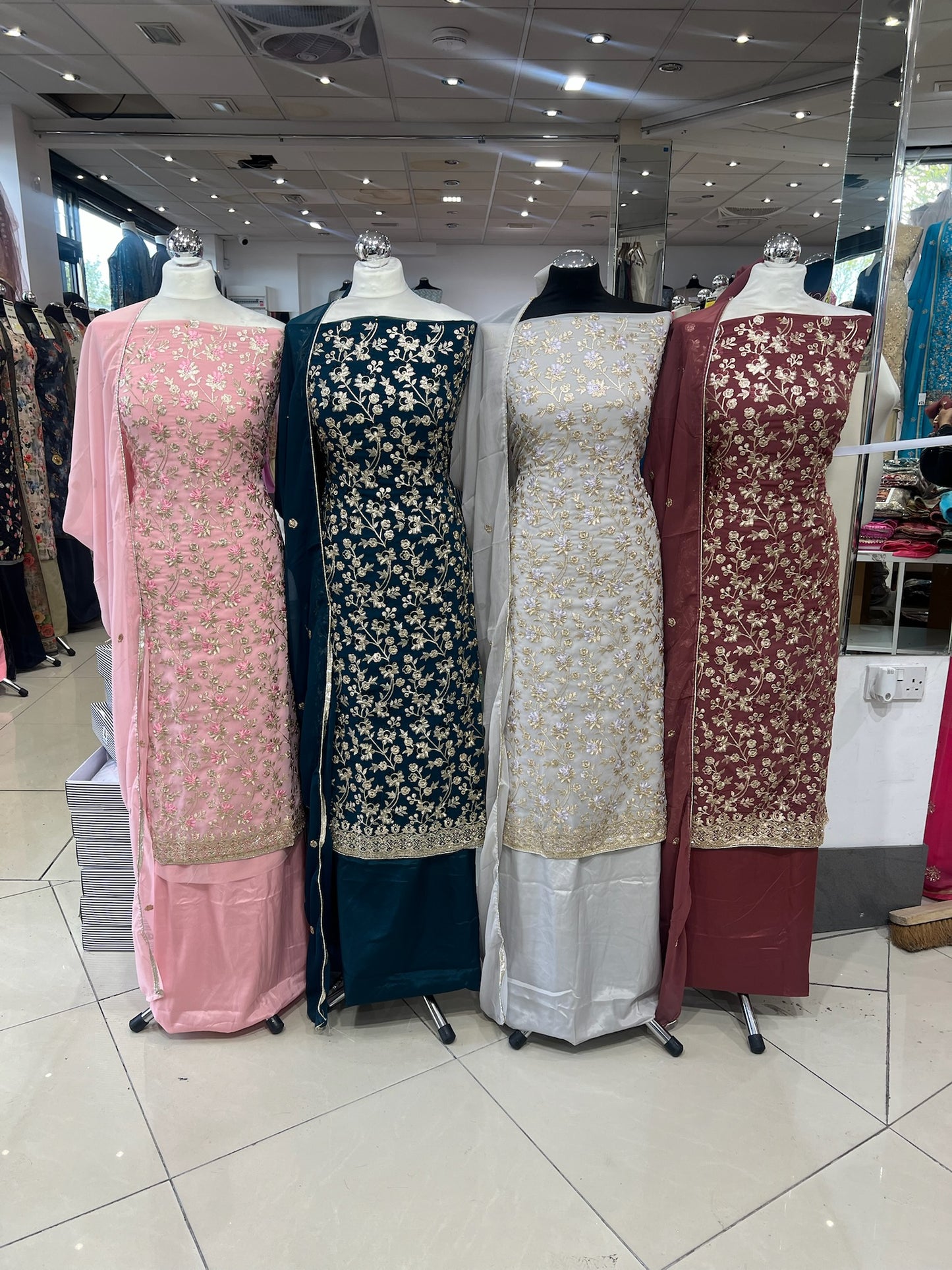 Embroidered Georgette