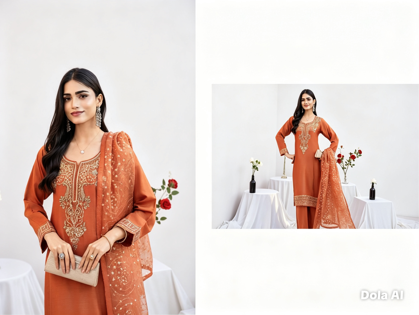 luxurious viscose suit inspired by the renowned Shantly by Barooque collection