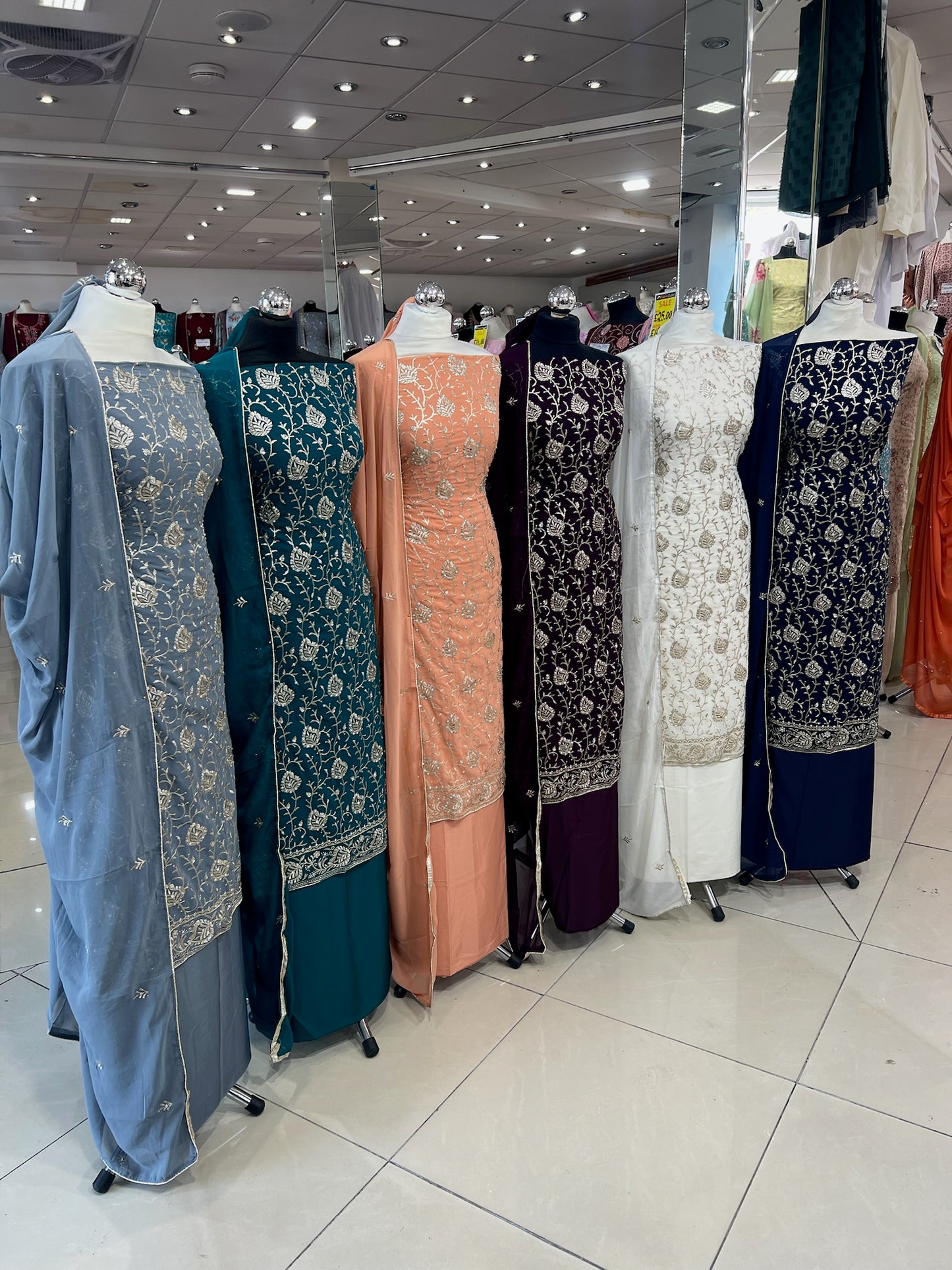 Embroidered Embellished Georgette