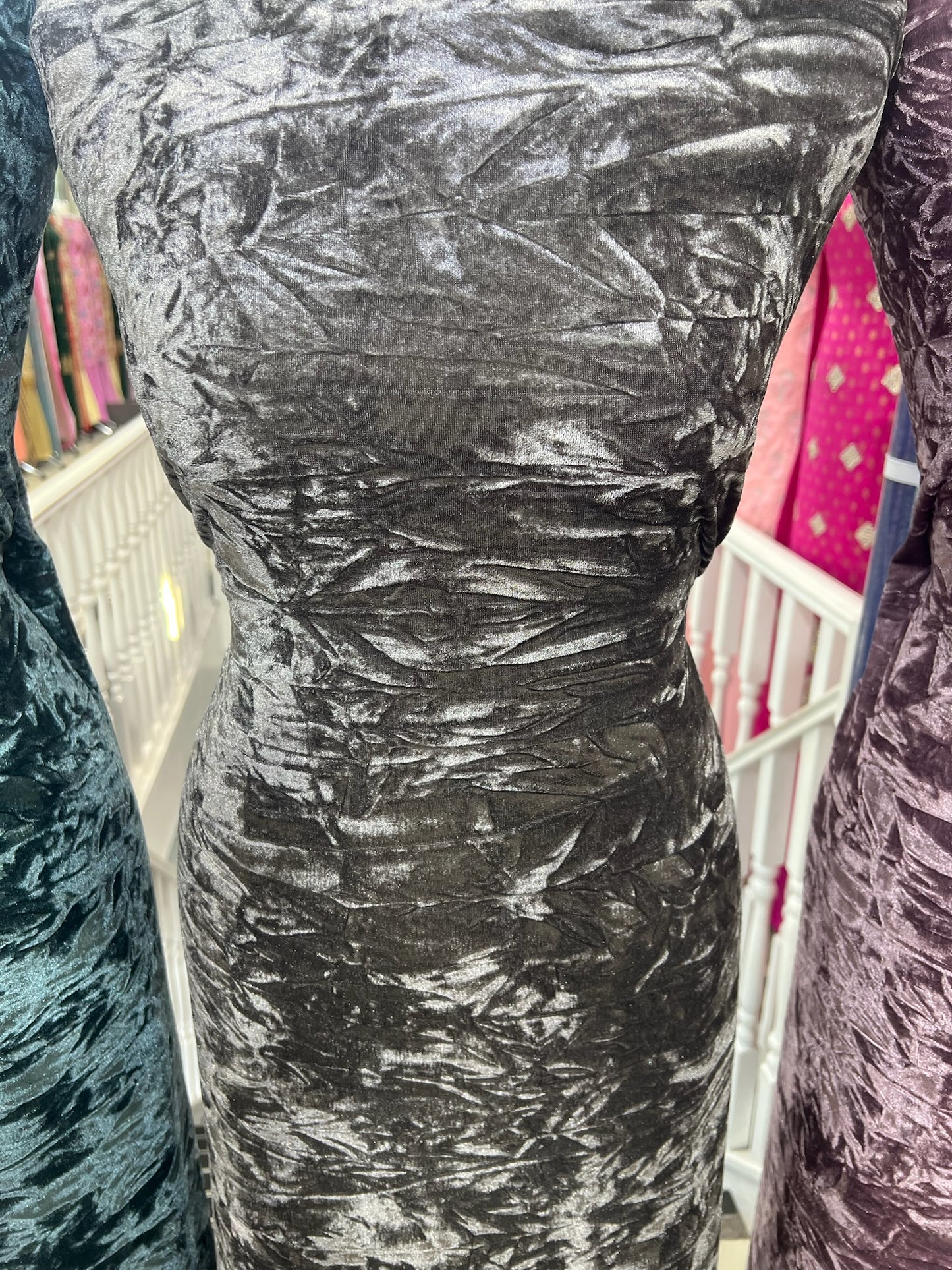 Premium luxurious crushed velvet Suit (full suit 4 yards)
