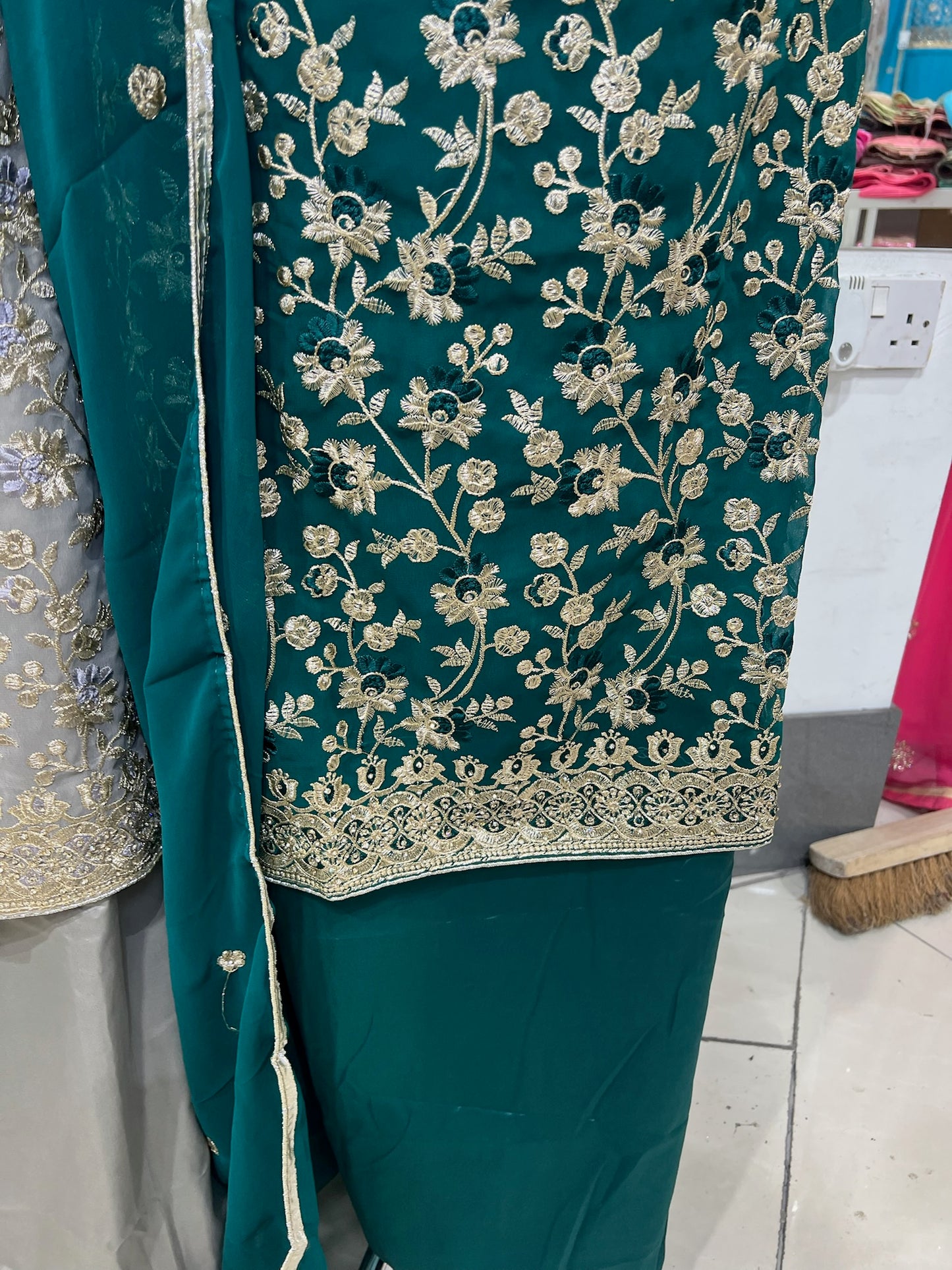 Embroidered Georgette