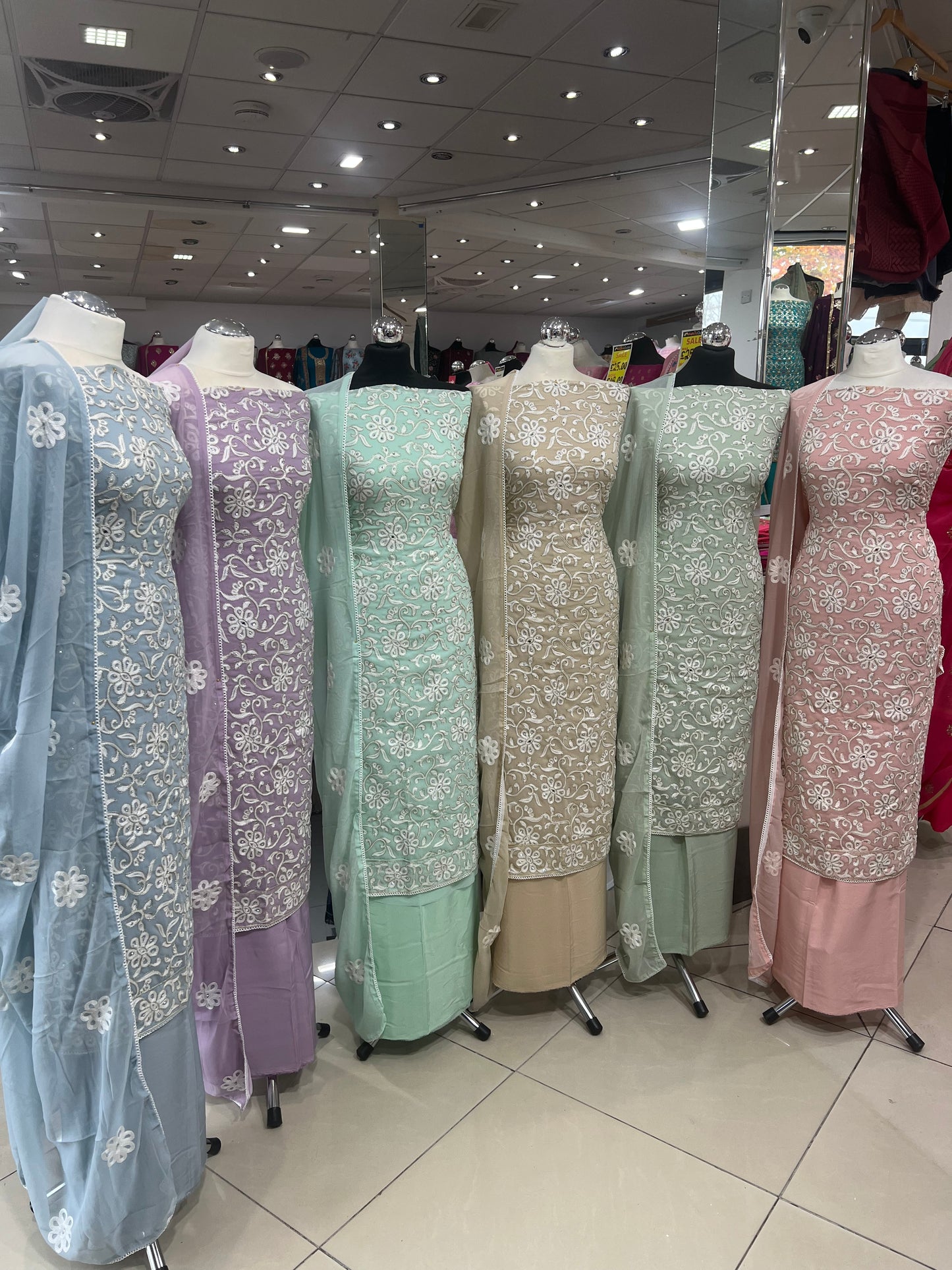 Embroidered Georgette