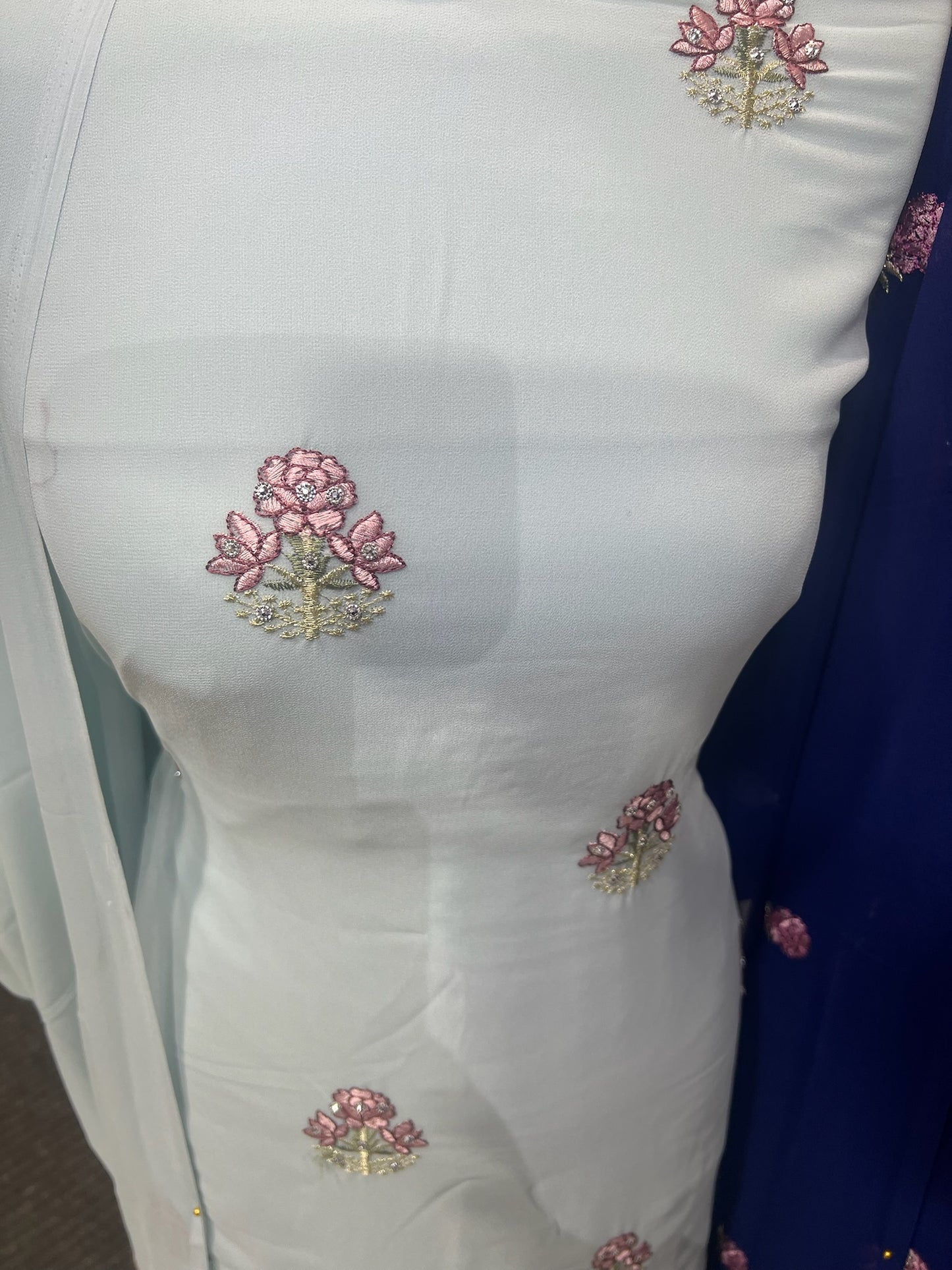 Embroidered & Embellished Georgette
