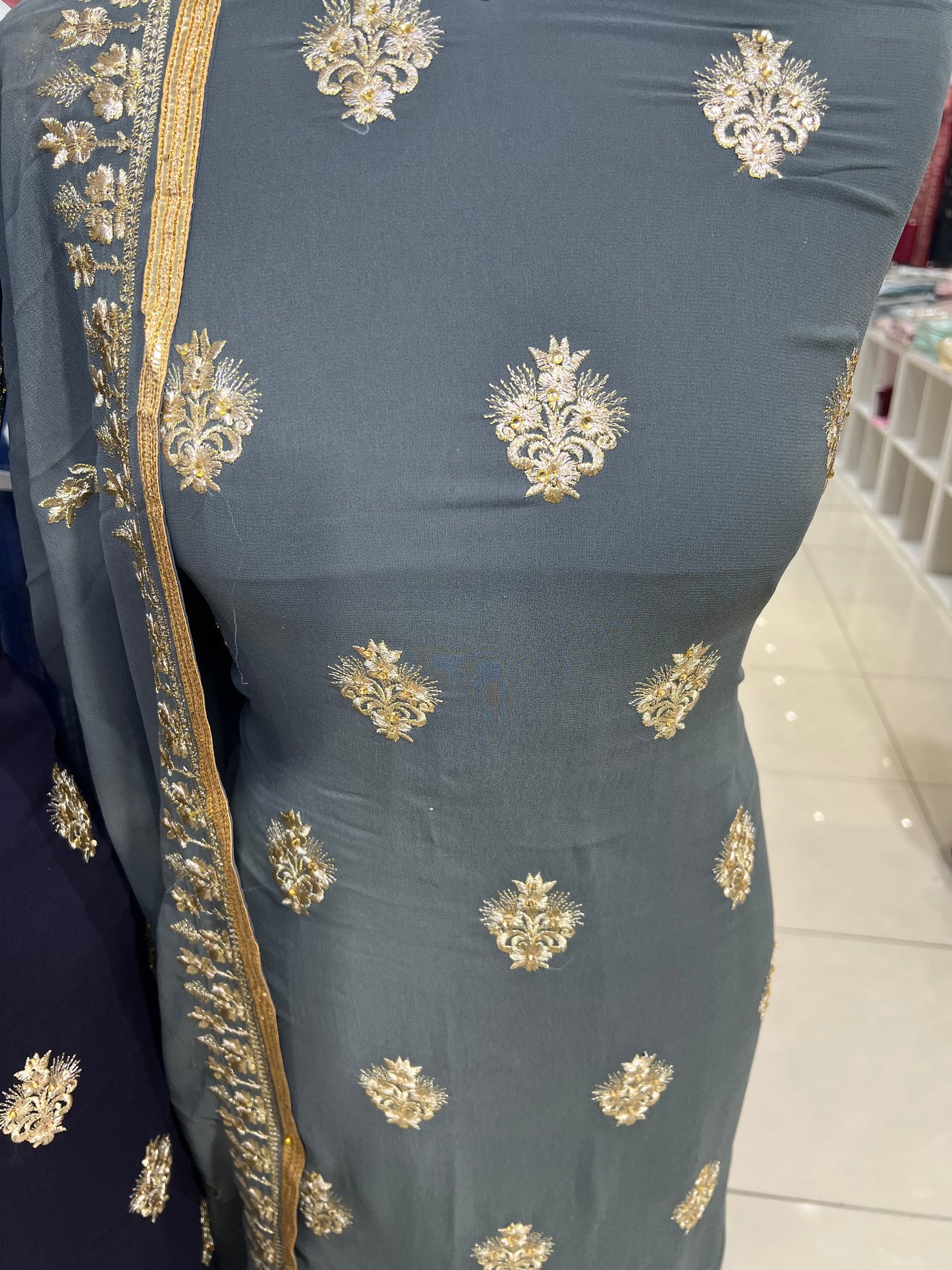 Embroidered Georgette