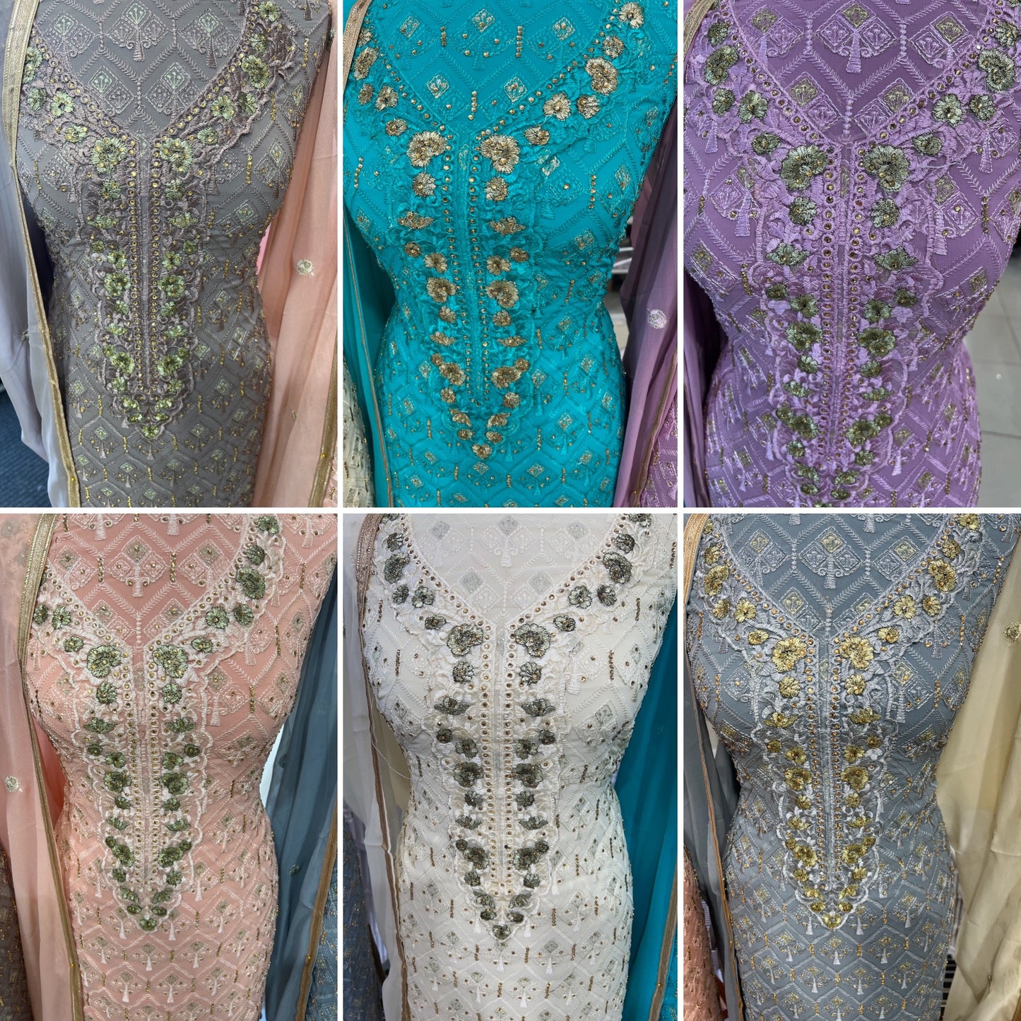 Fancy Embroidered Georgette