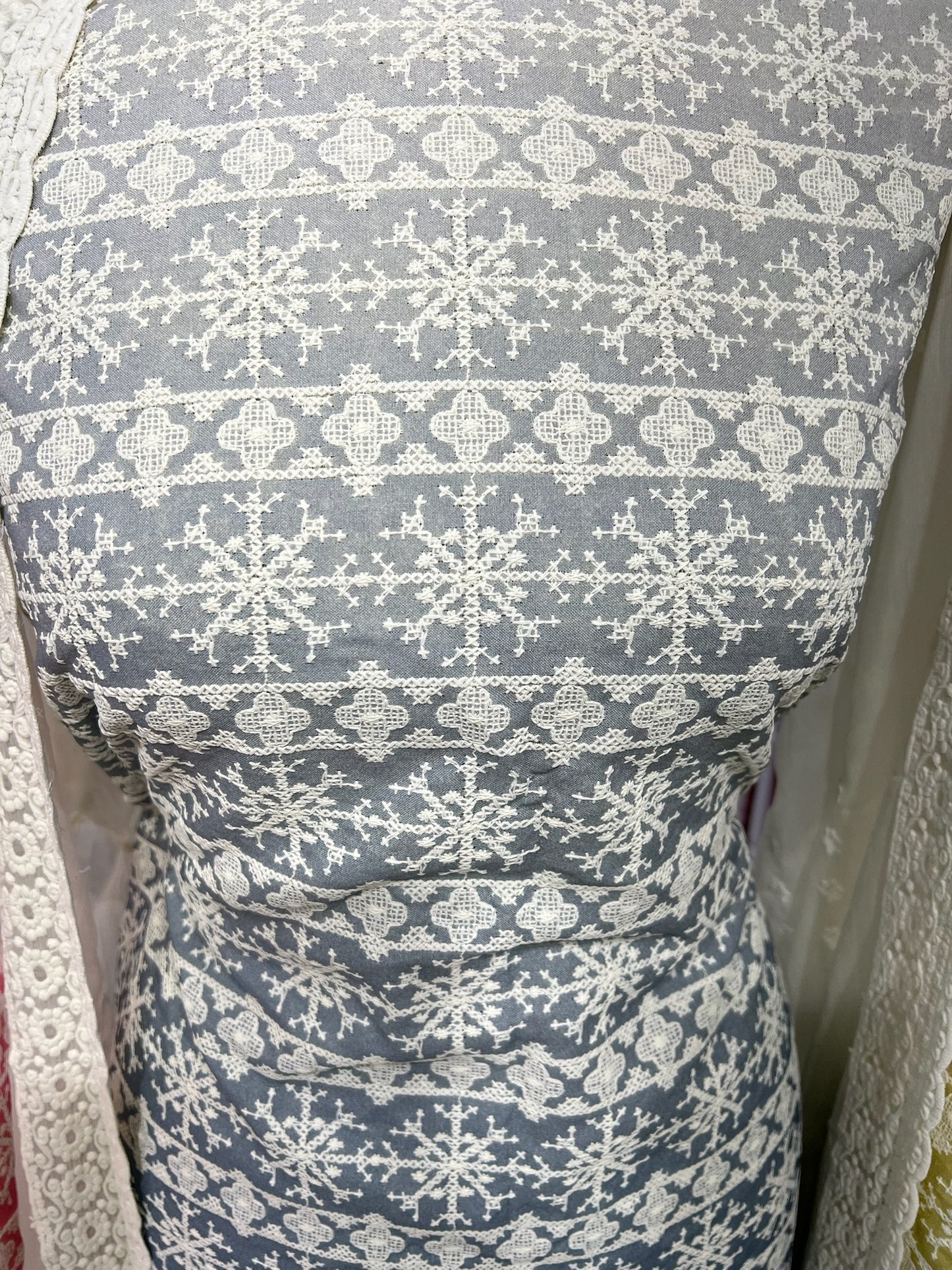 Embroidered Cotton Linen
