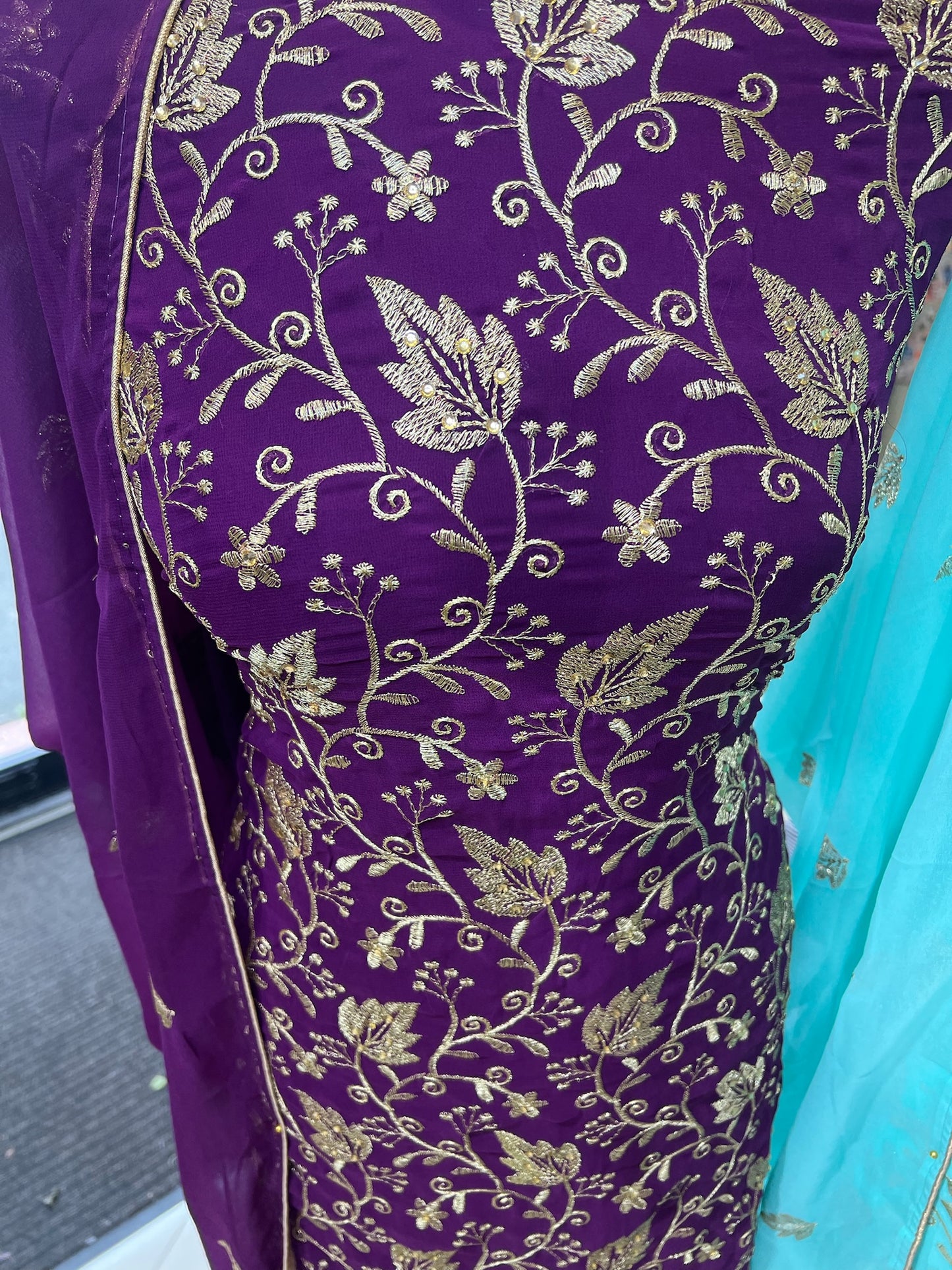 Embroidered Georgette
