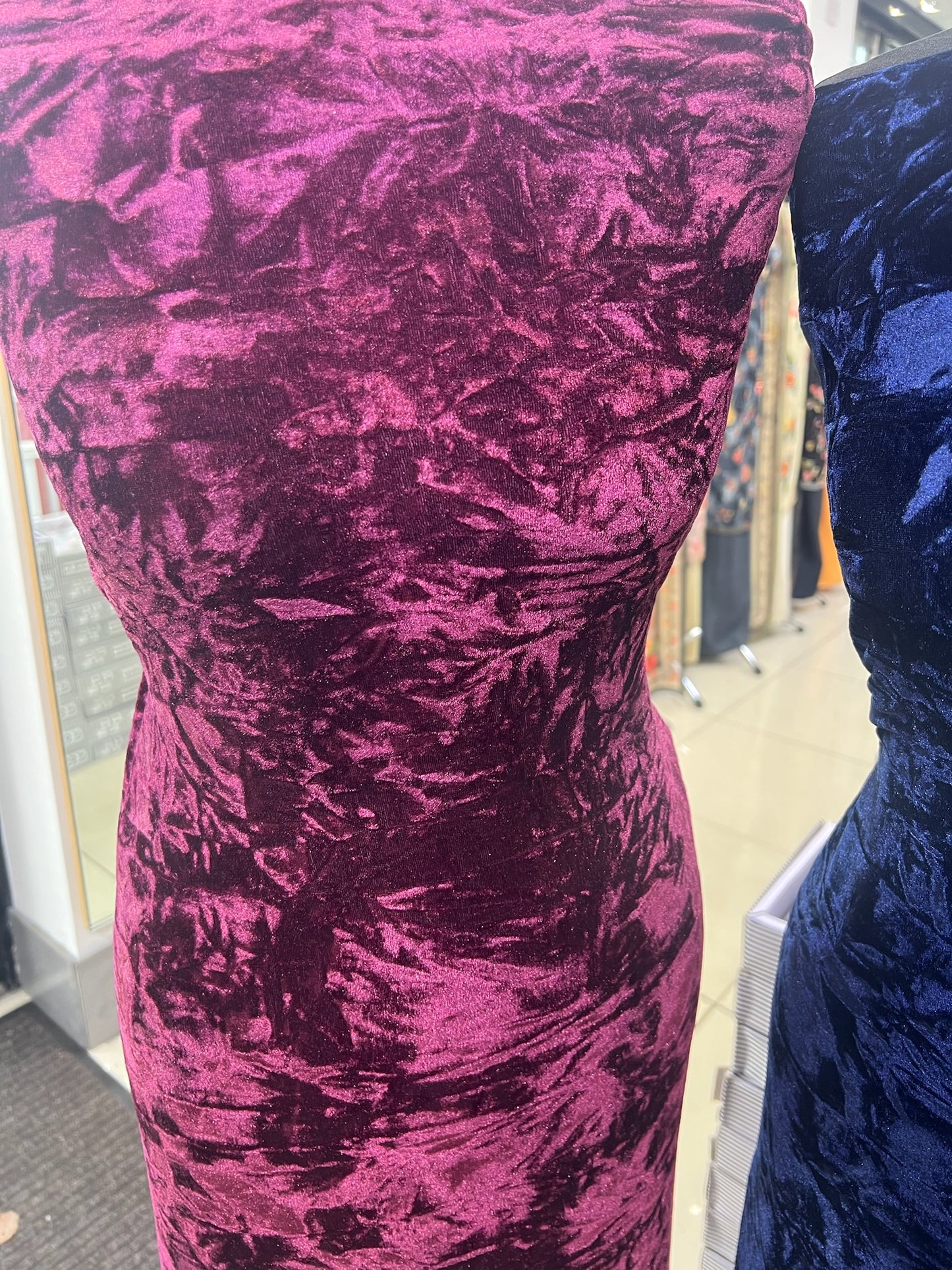 Premium luxurious crushed velvet Suit (full suit 4 yards)