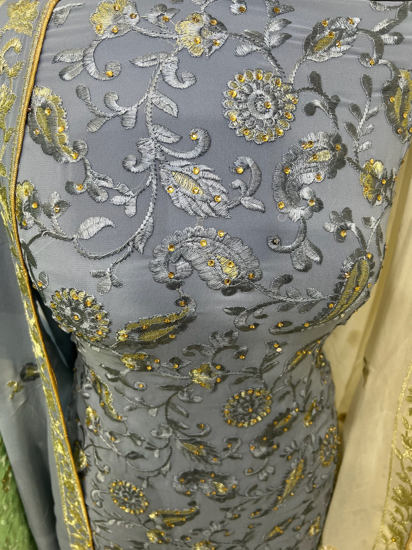 Embroidered Georgette