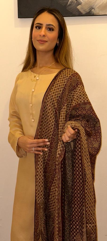 Marina Readymade with Pashima Shawl