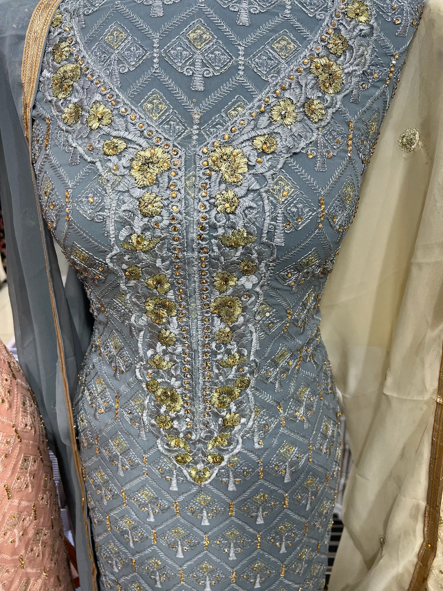 Fancy Embroidered Georgette