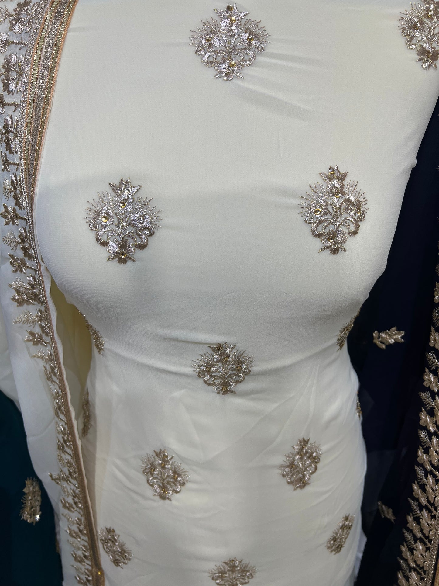 Embroidered Georgette