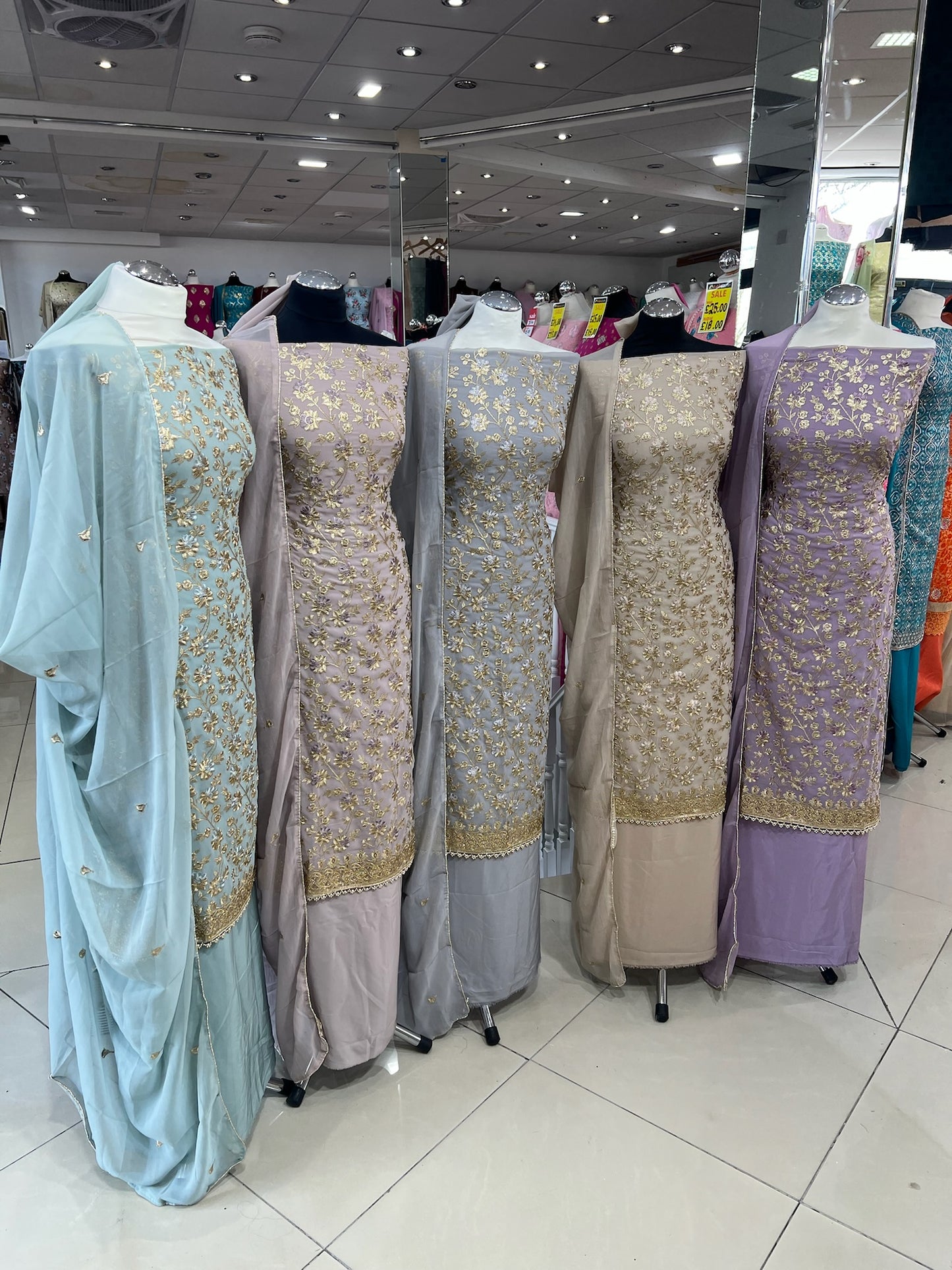 Embellished Embroidered Georgette