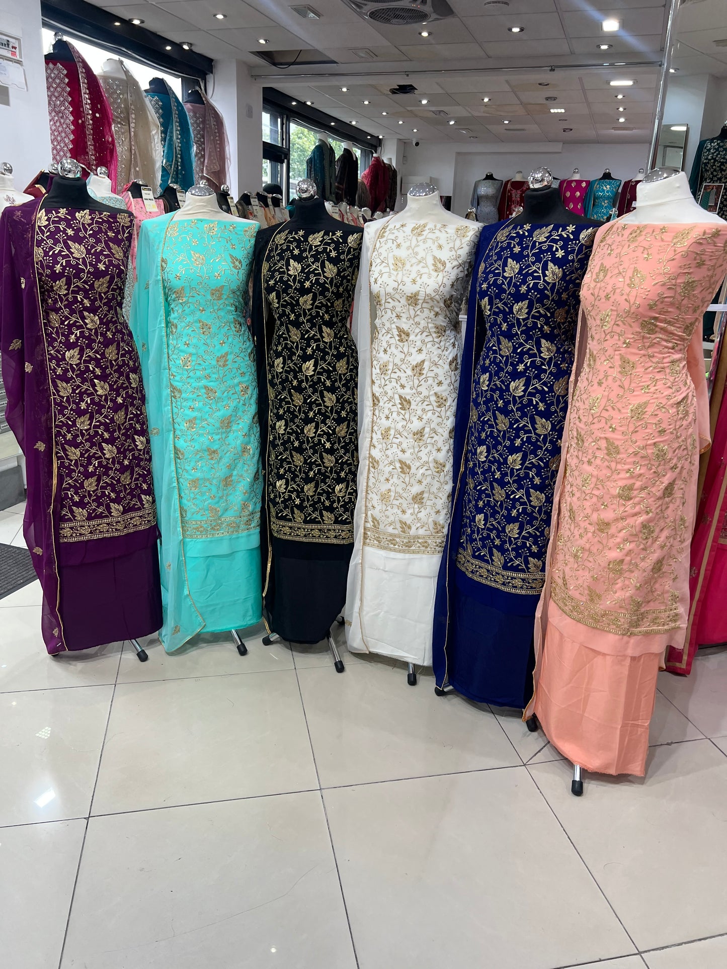 Embroidered Georgette