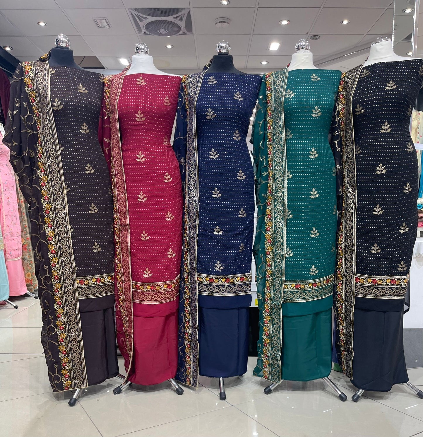 Embroidered Georgette