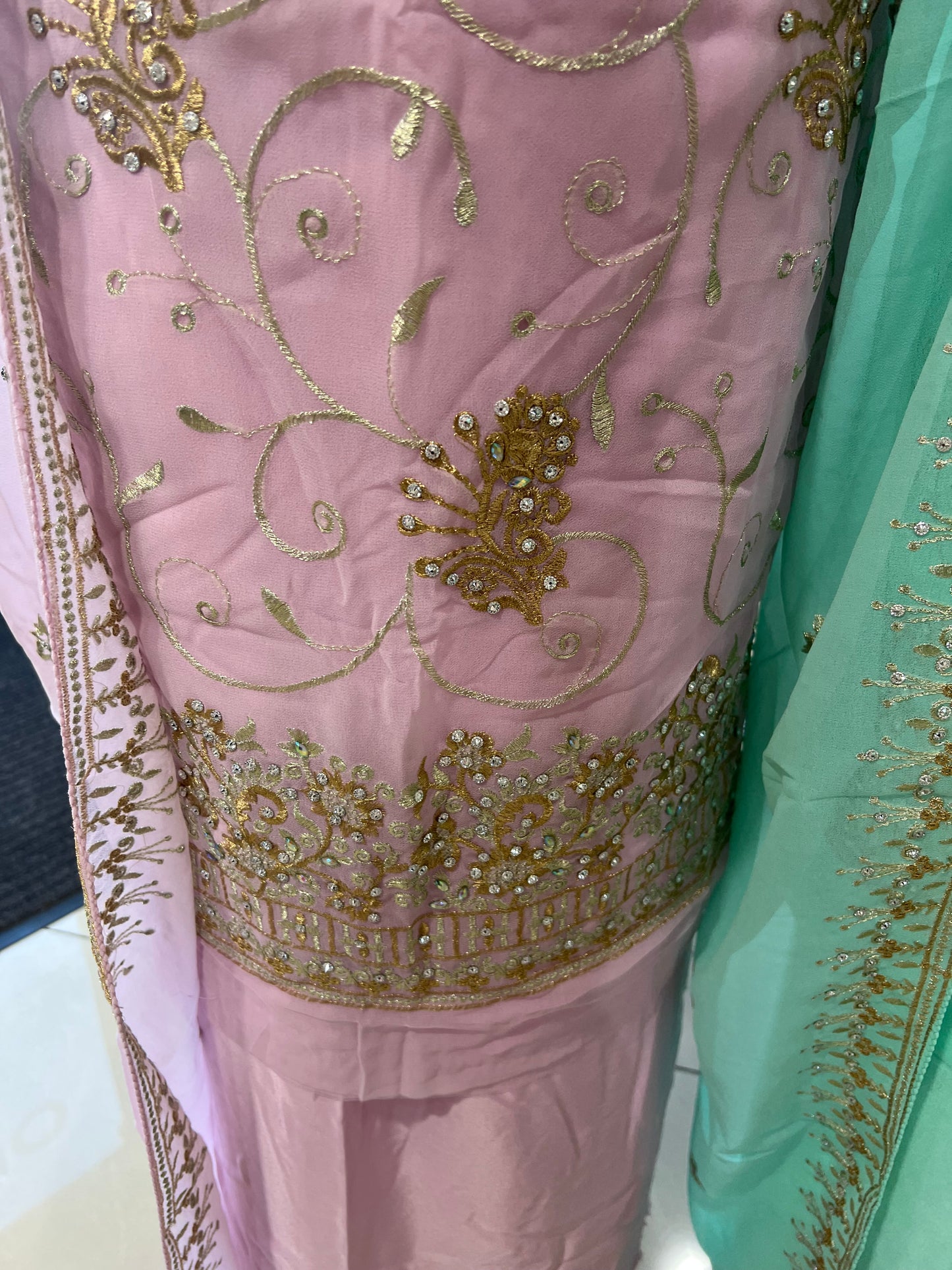 Embroidered Georgette