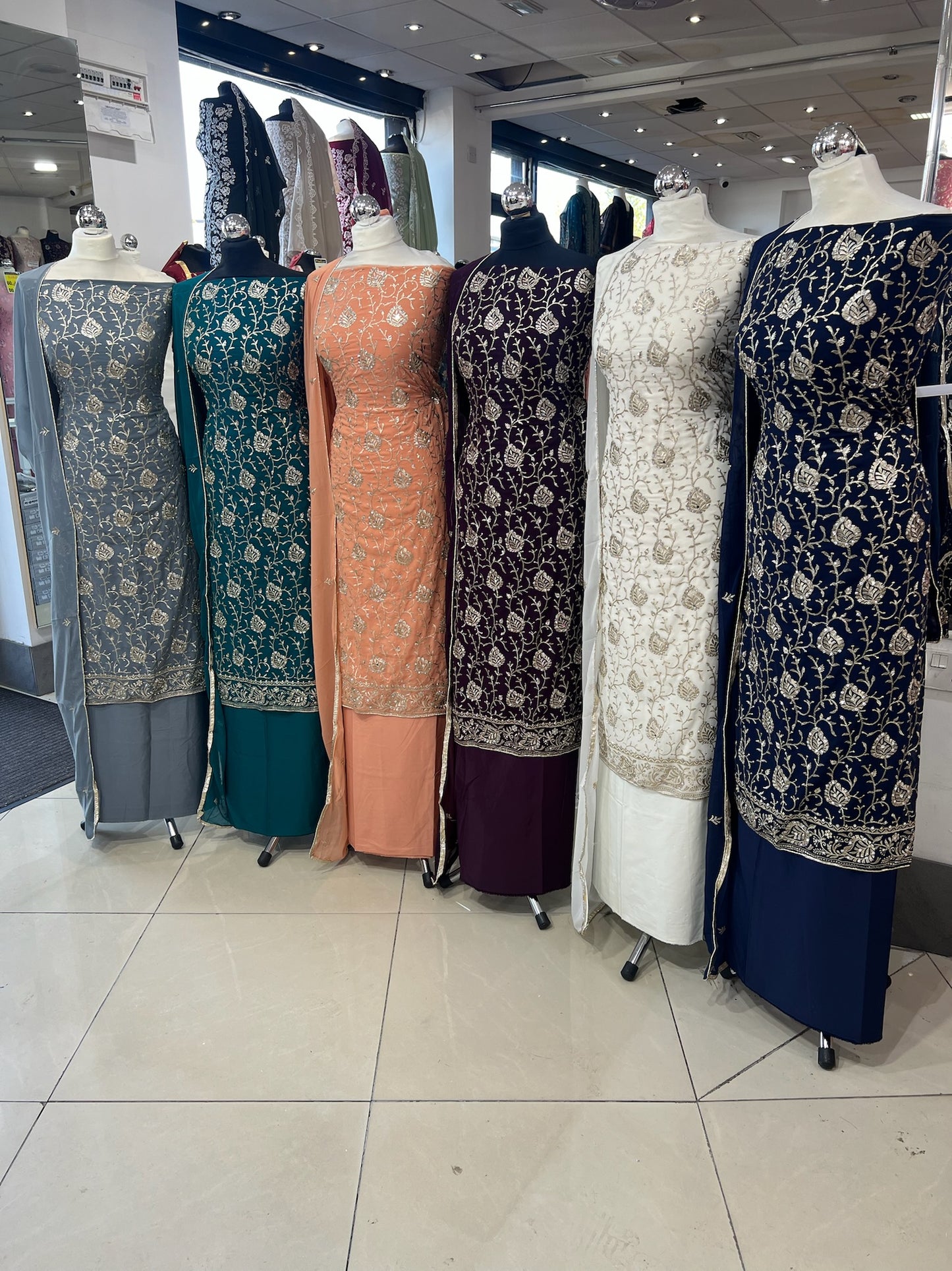 Embroidered Embellished Georgette
