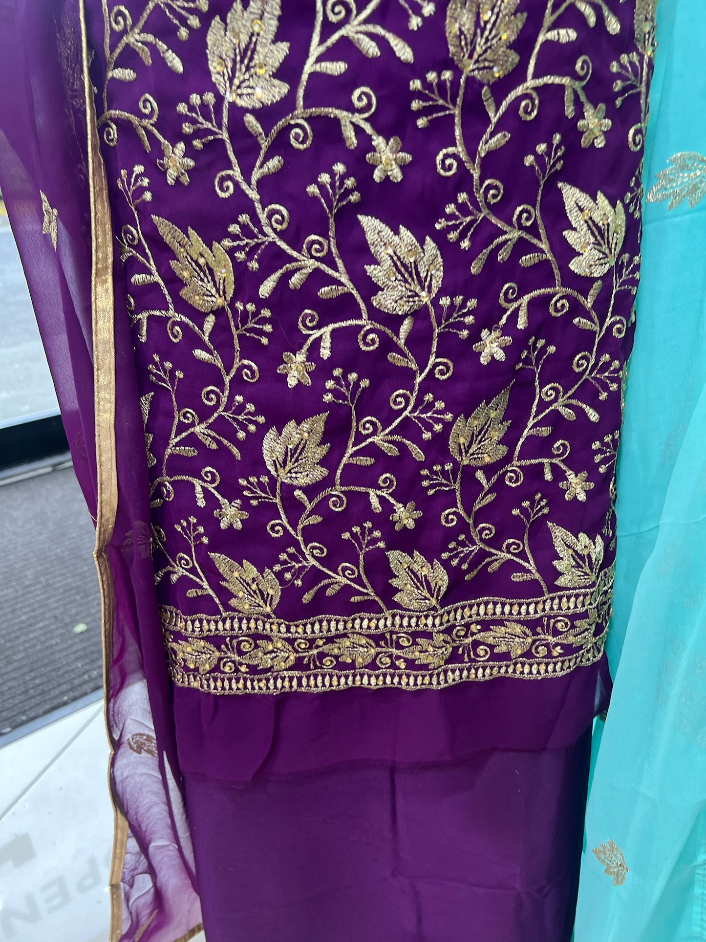 Embroidered Georgette