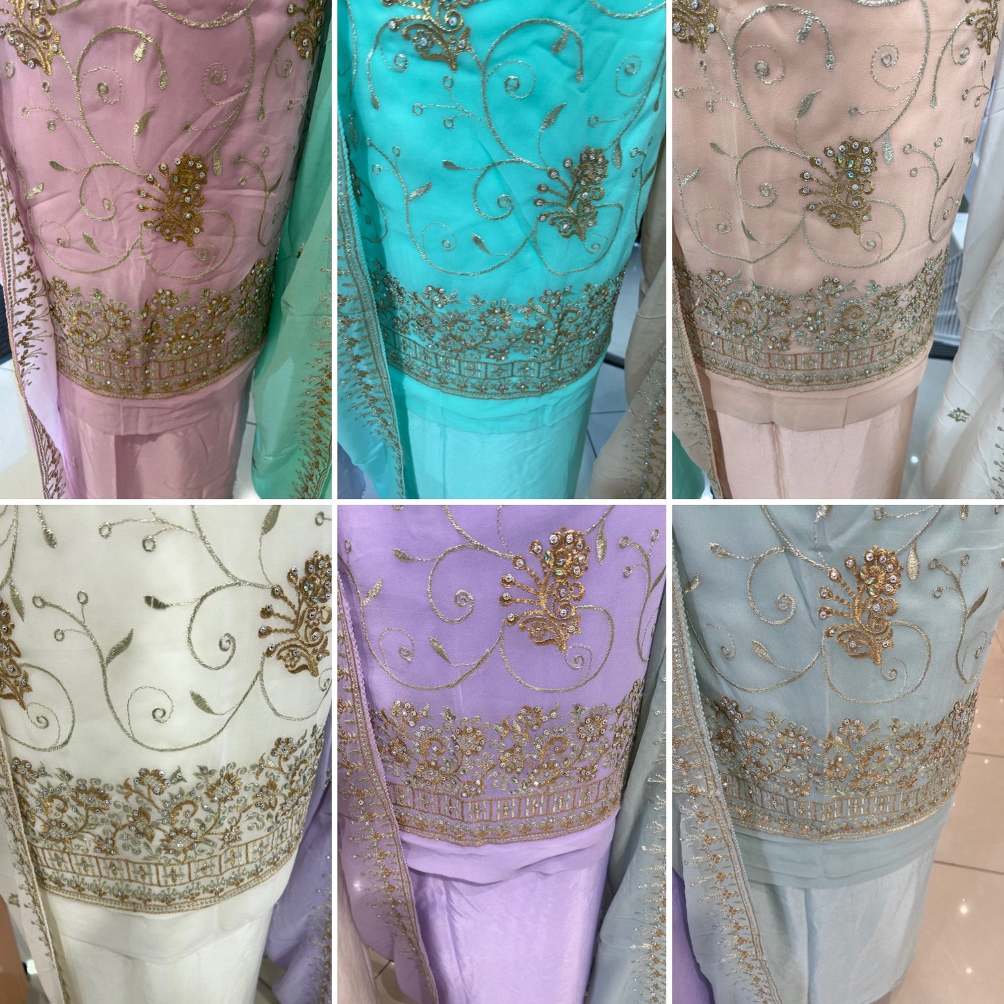 Embroidered Georgette