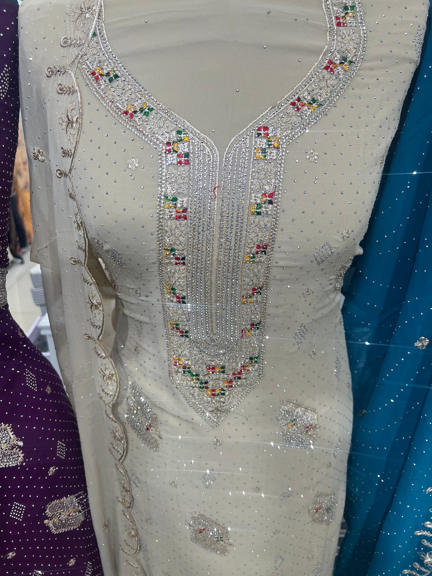 Embellished Georgette