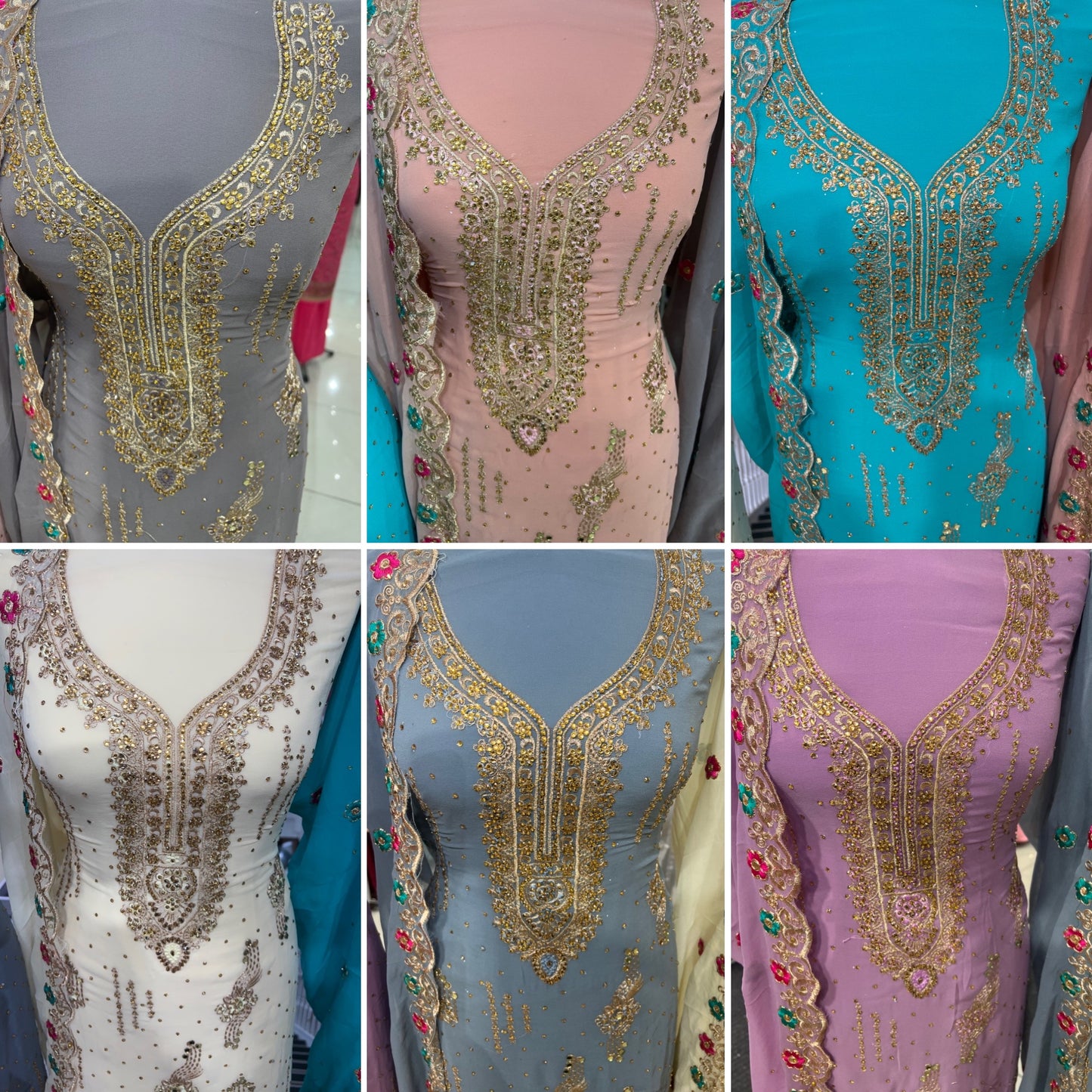 Embellished Georgette