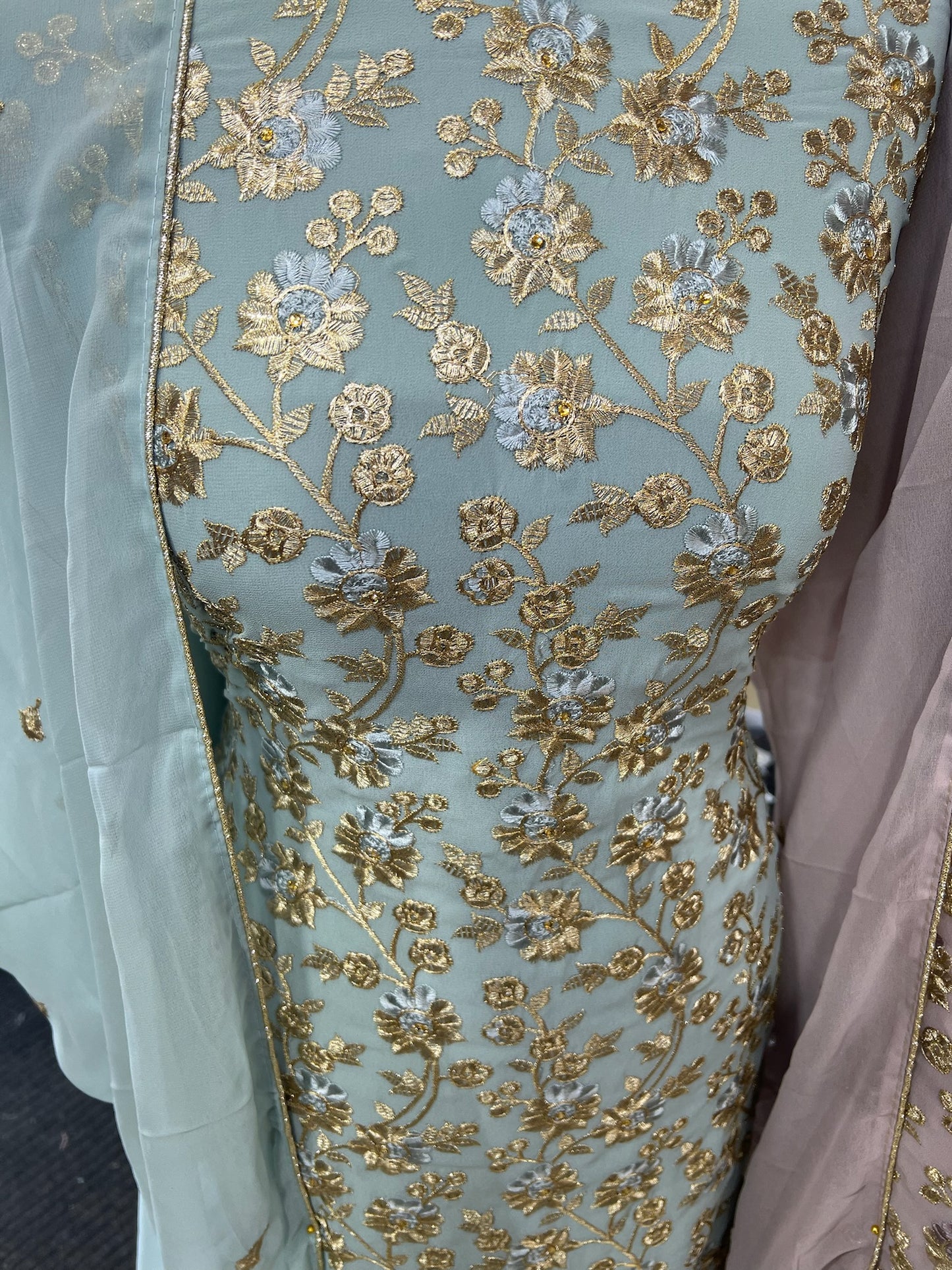 Embellished Embroidered Georgette