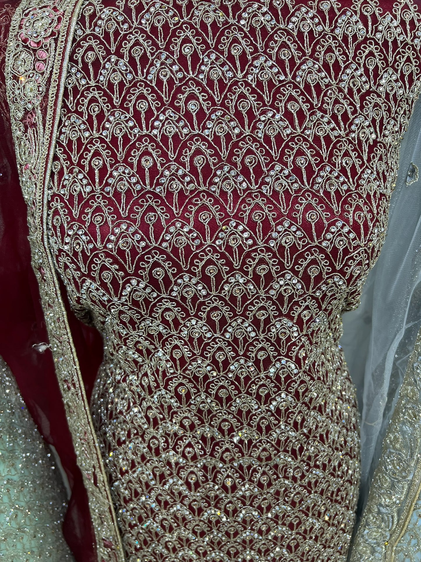 Fancy Net Embroidered & Embellished