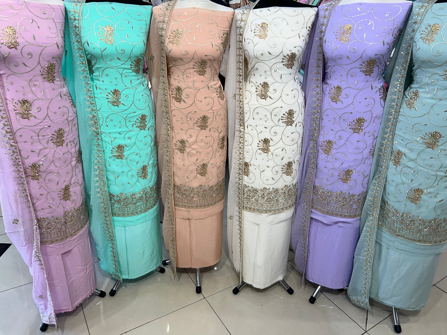 Embroidered Georgette