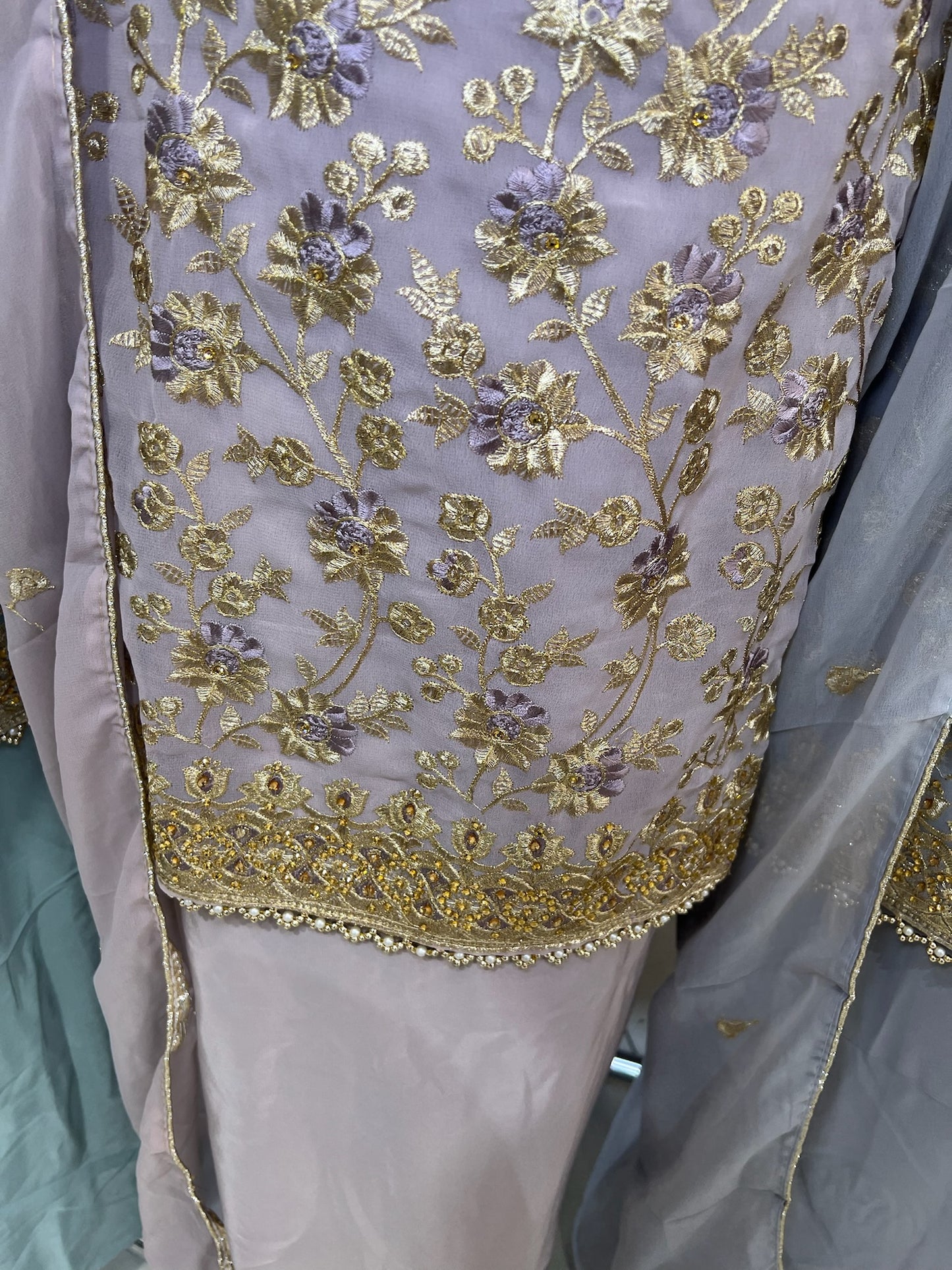 Embellished Embroidered Georgette