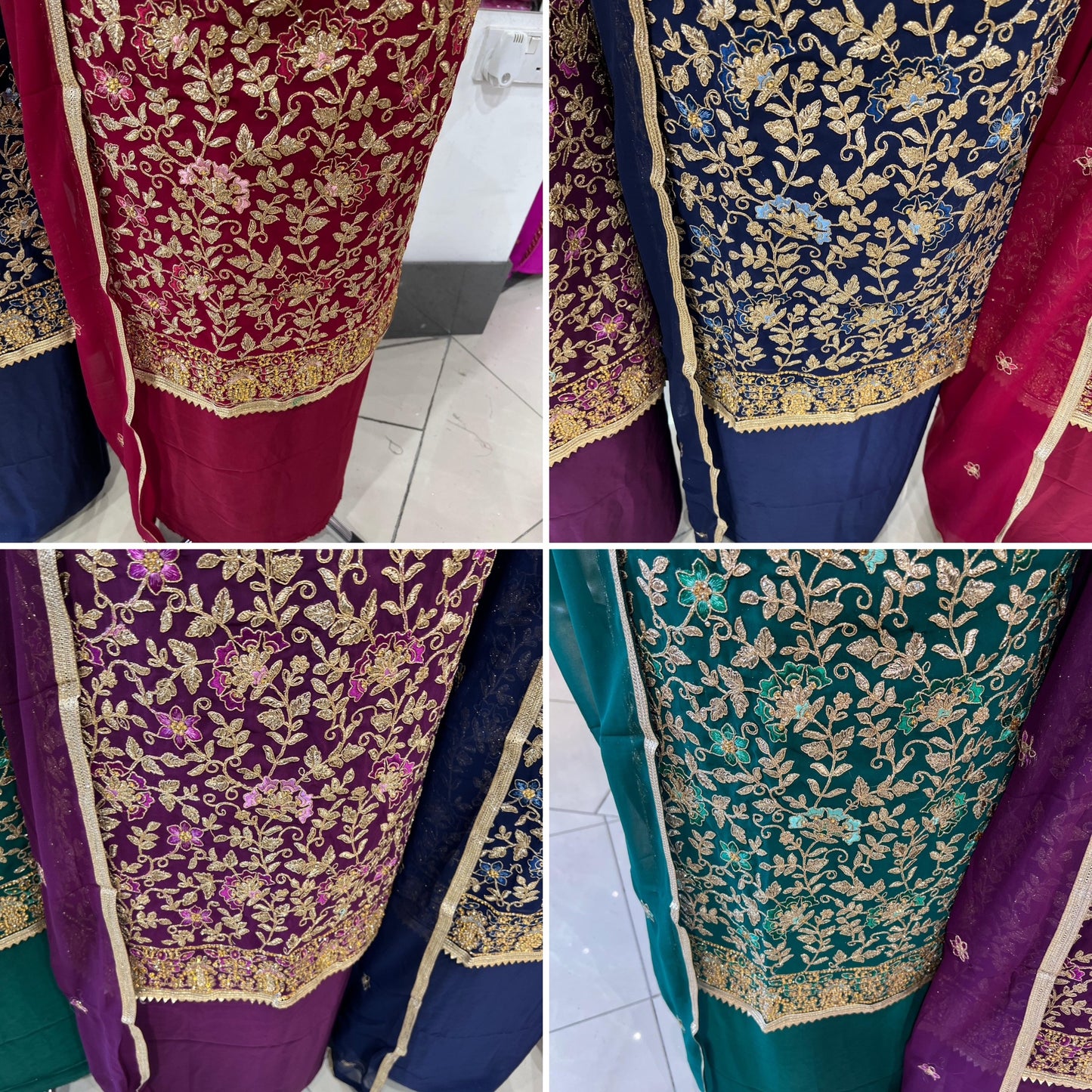 Embellished Georgette