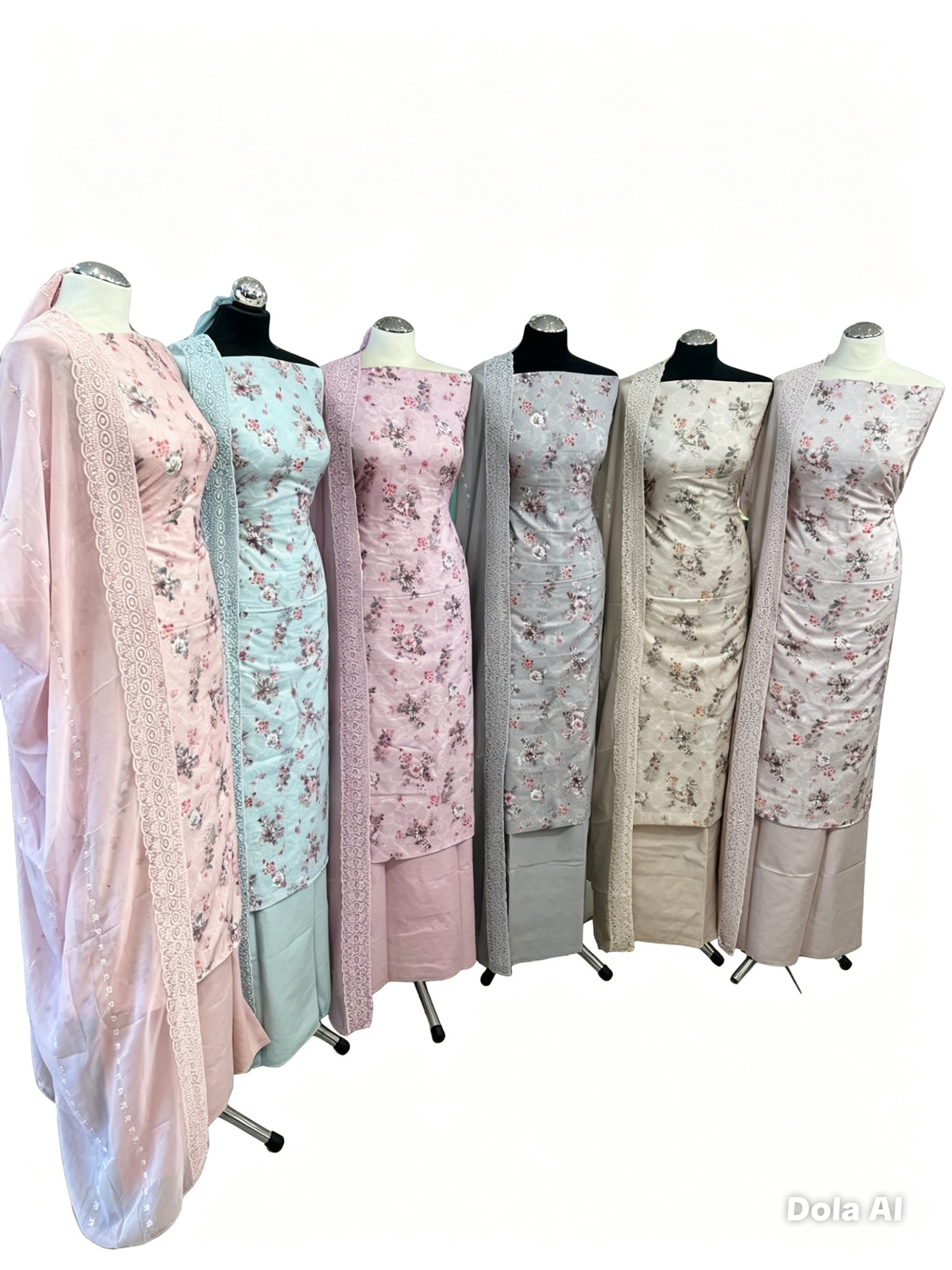 Embroidered Digital Print Cotton
