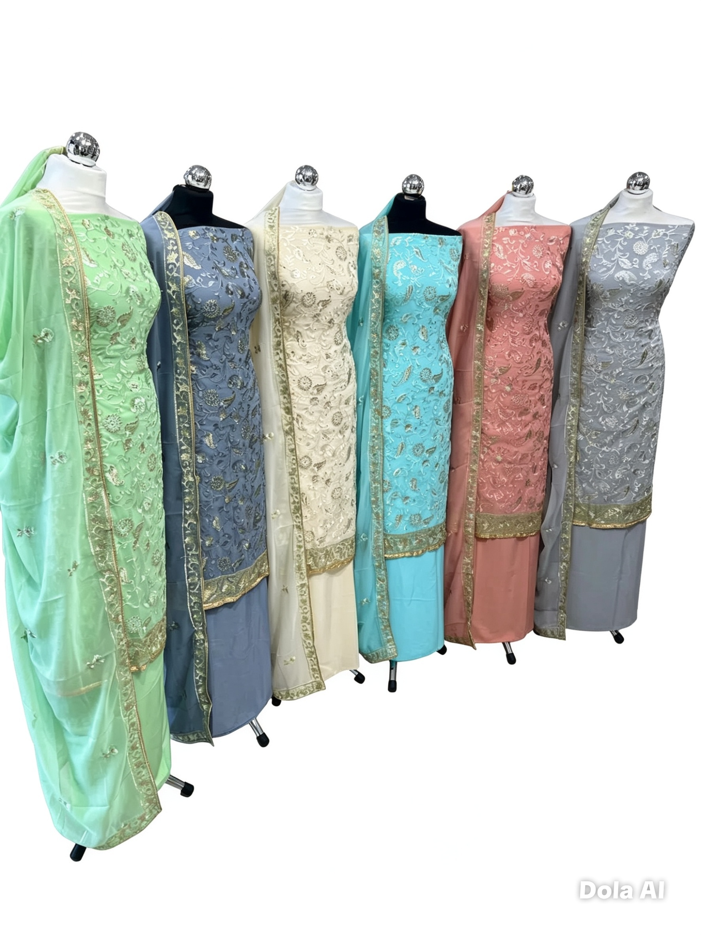 Embroidered Georgette