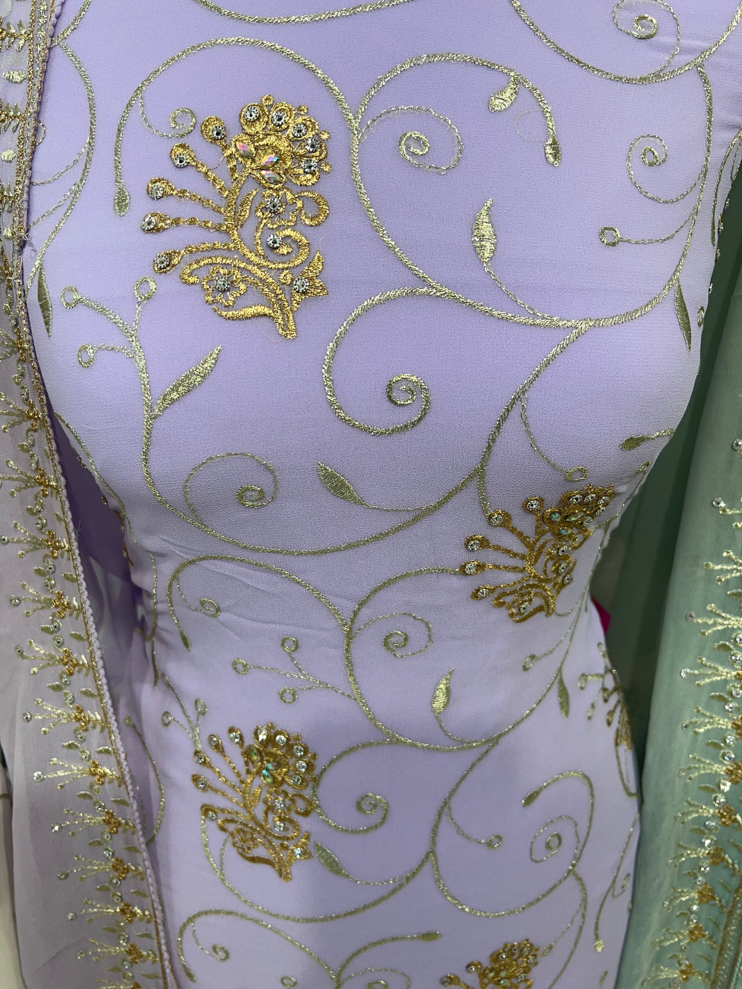 Embroidered Georgette