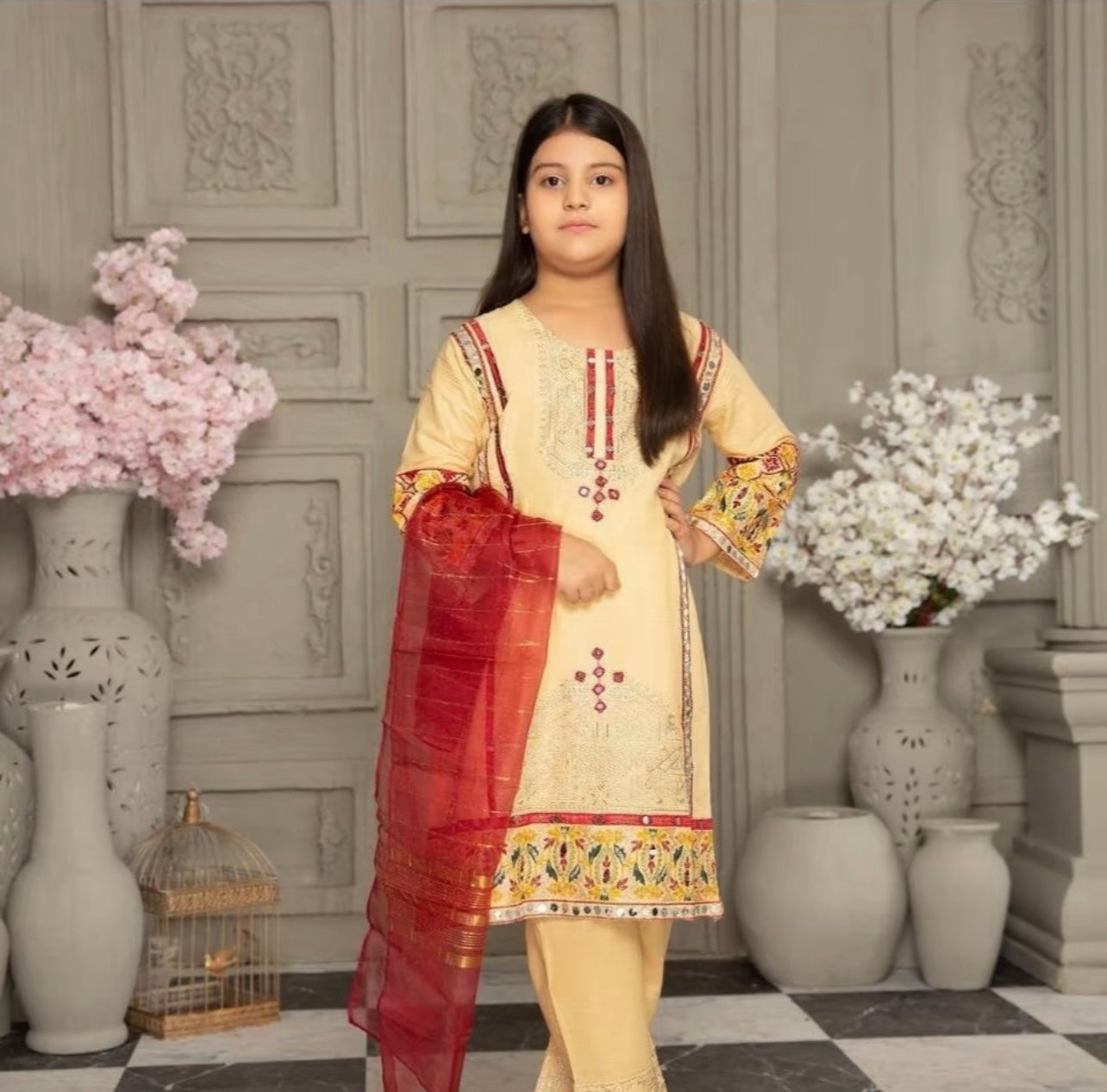 Embroidered Cambric Cotton PRET