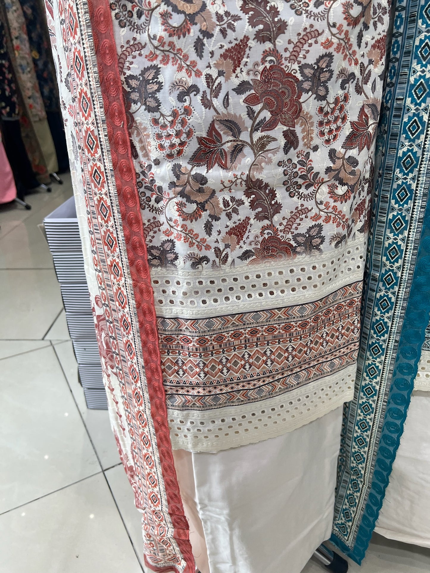 Chikankari cotton