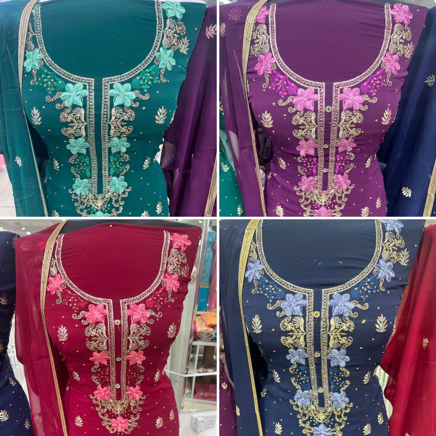 Embellished Georgette