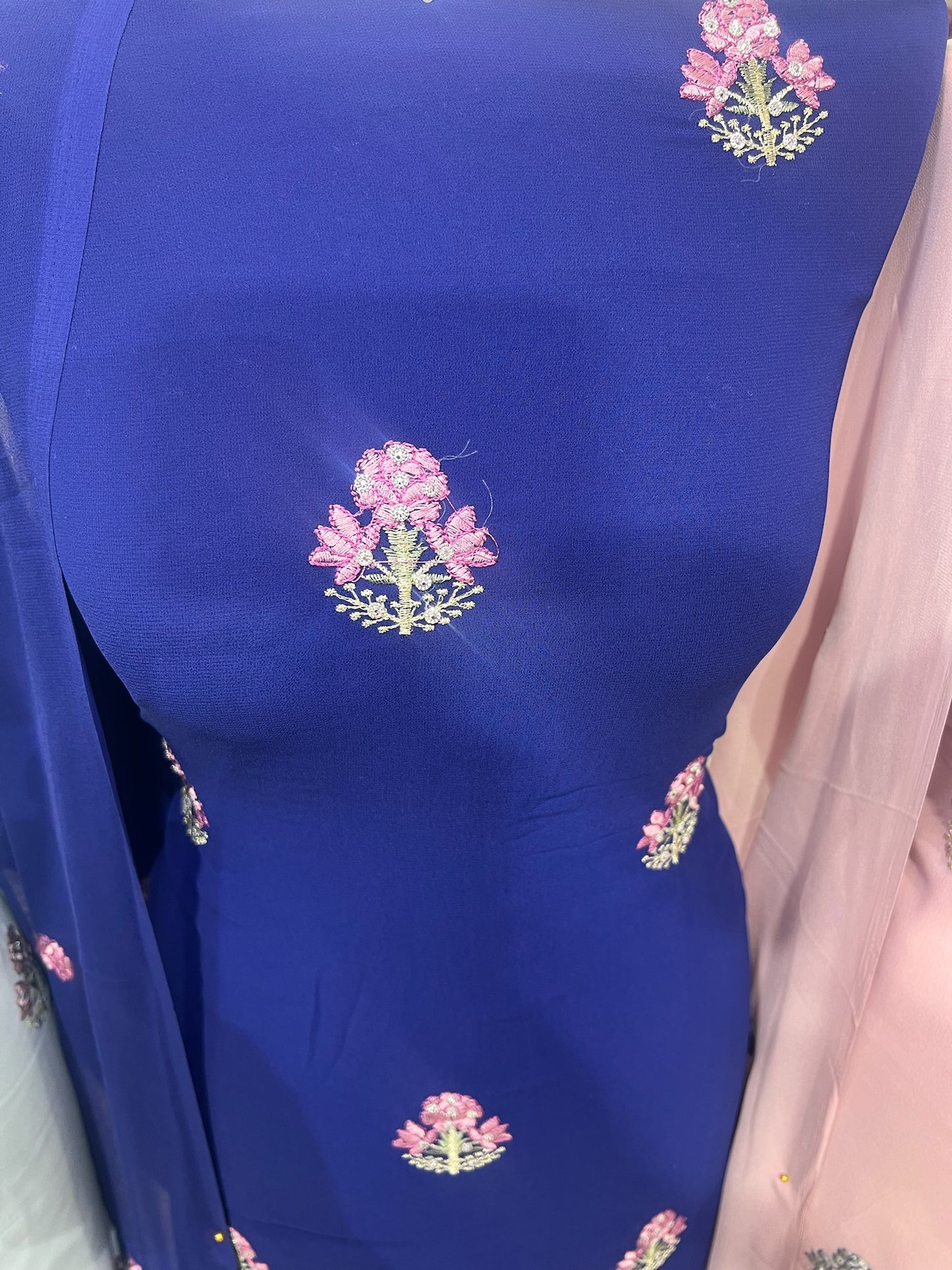 Embroidered & Embellished Georgette