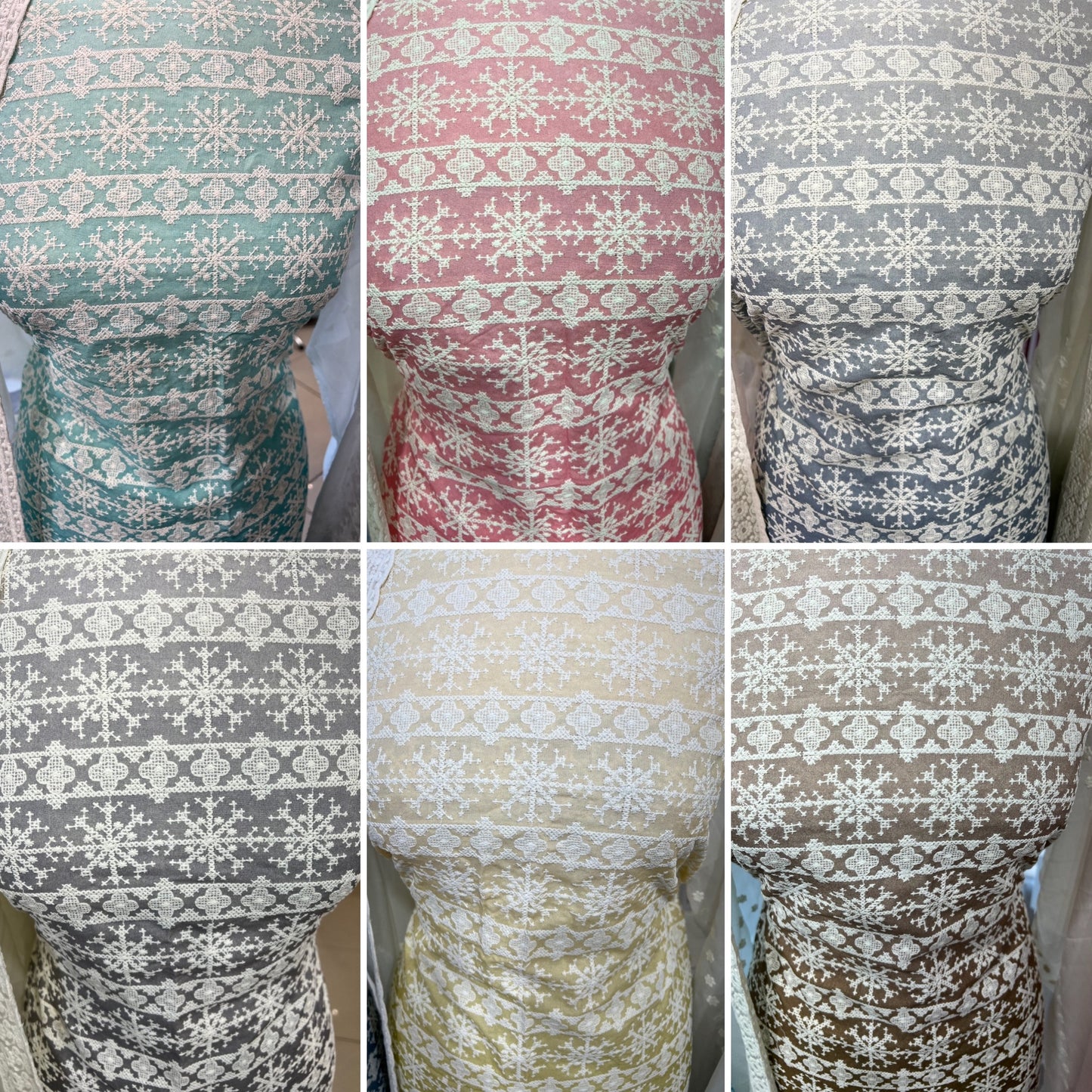 Embroidered Cotton Linen