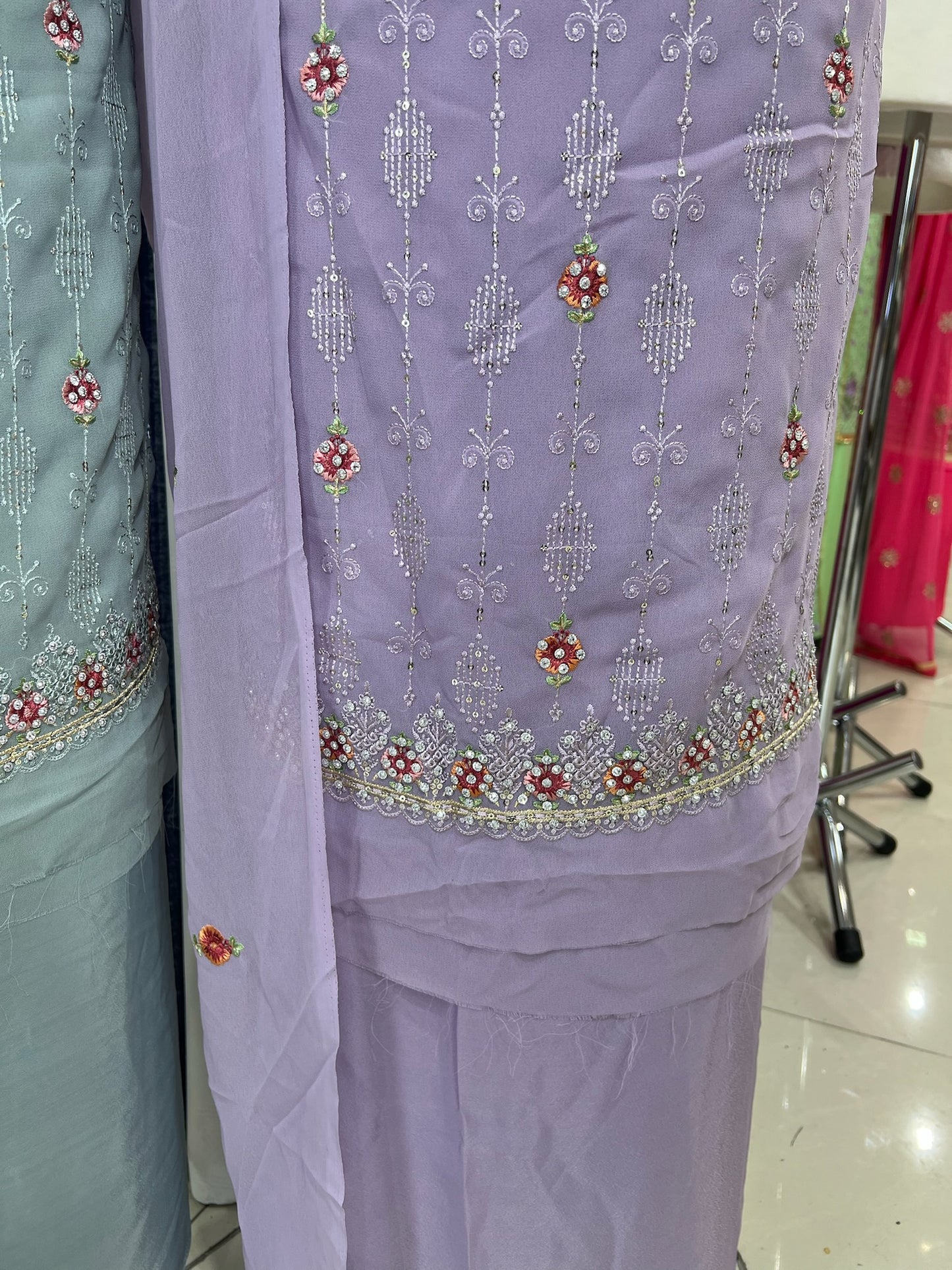 Embroidered Georgette