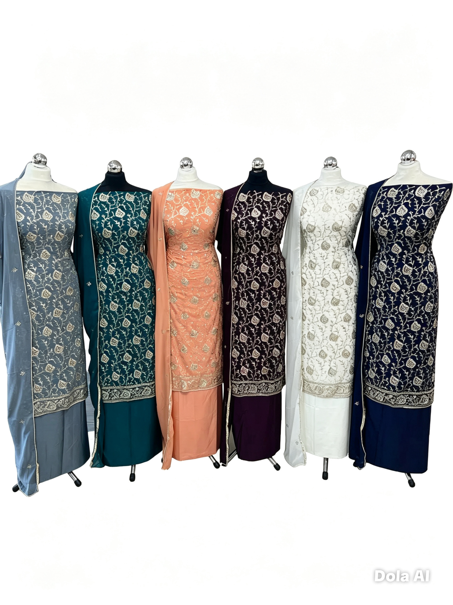 Embroidered Embellished Georgette