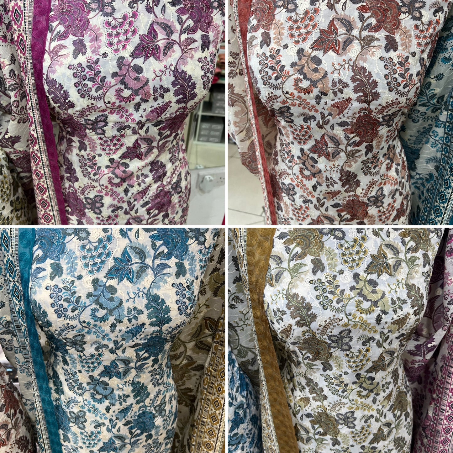 Chikankari cotton