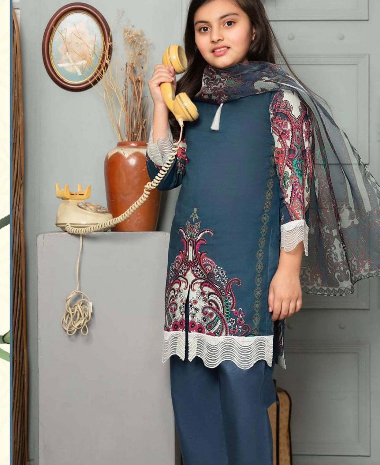 DIGITAL Print LAWN Kids Suit