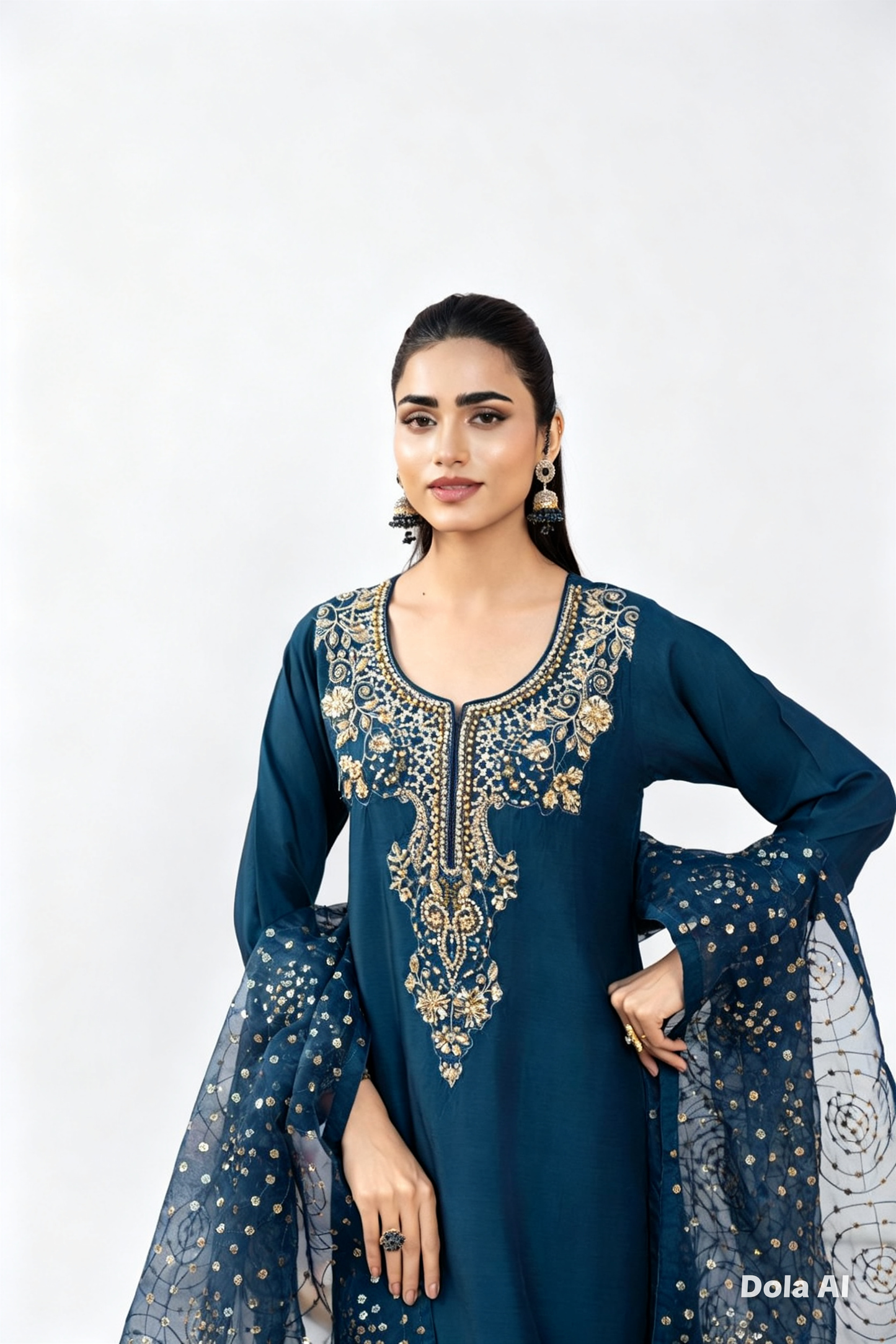 luxurious viscose suit inspired by the renowned Shantly by Barooque collection