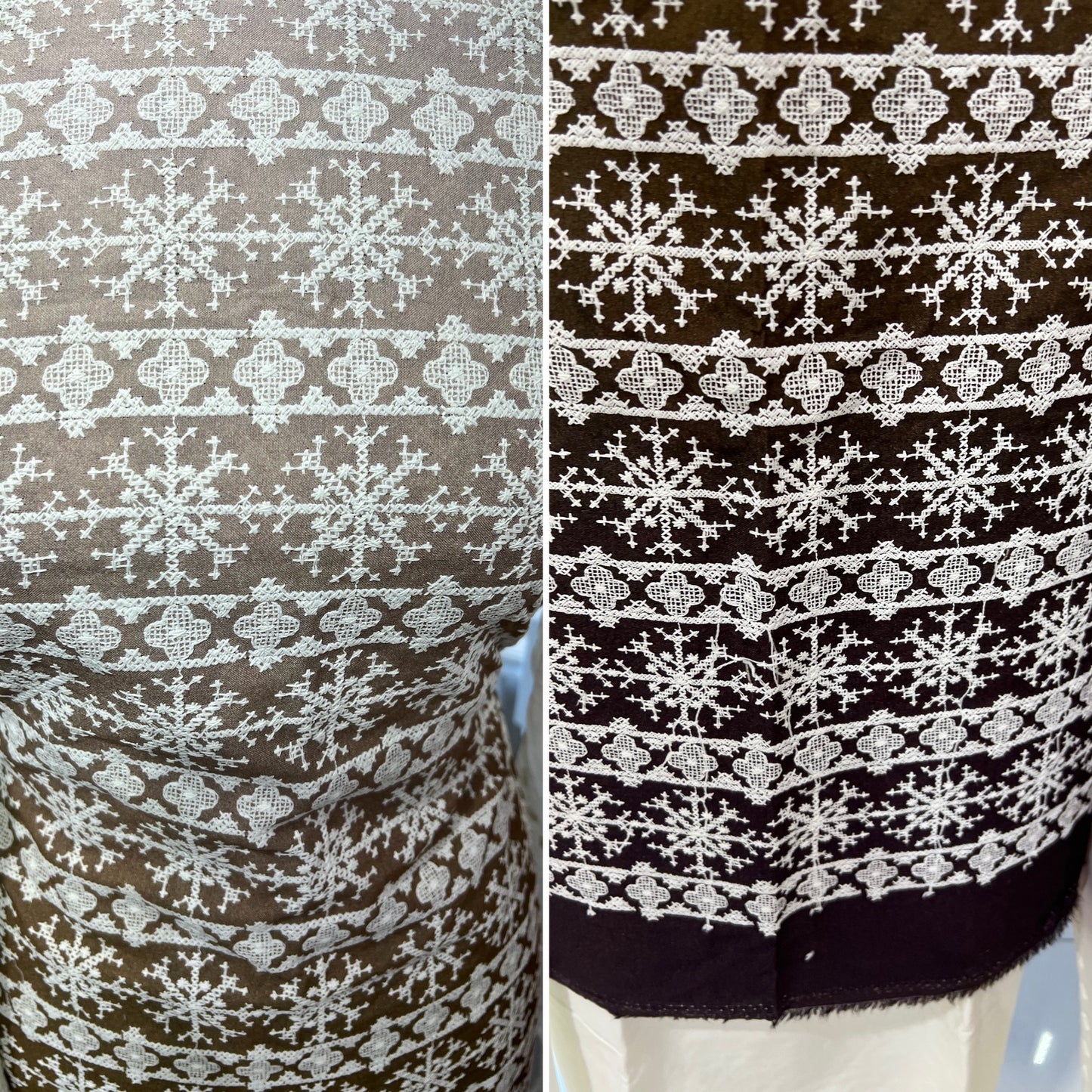 Embroidered Cotton Linen