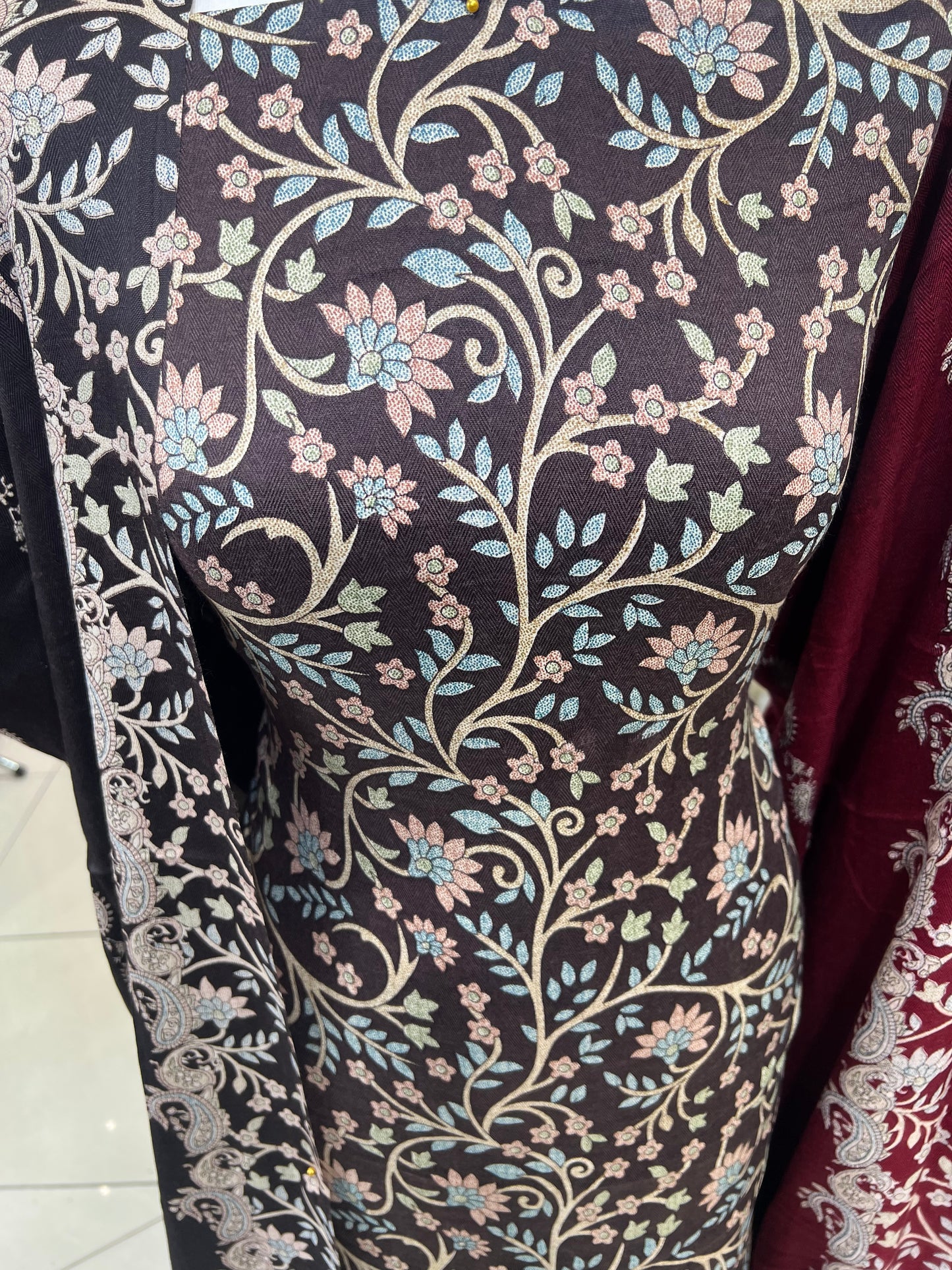 Digital Print Marina/Alpine With Shawl