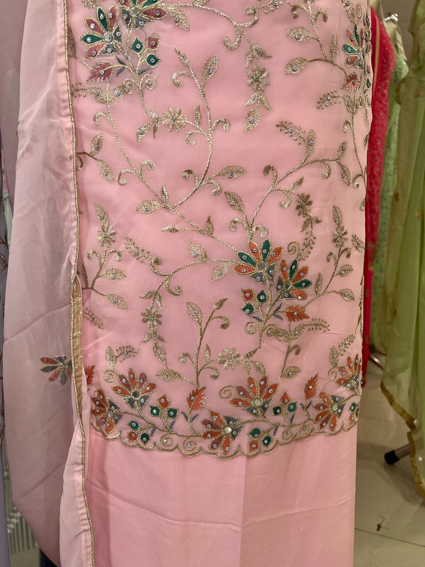 Embroidered Georgette