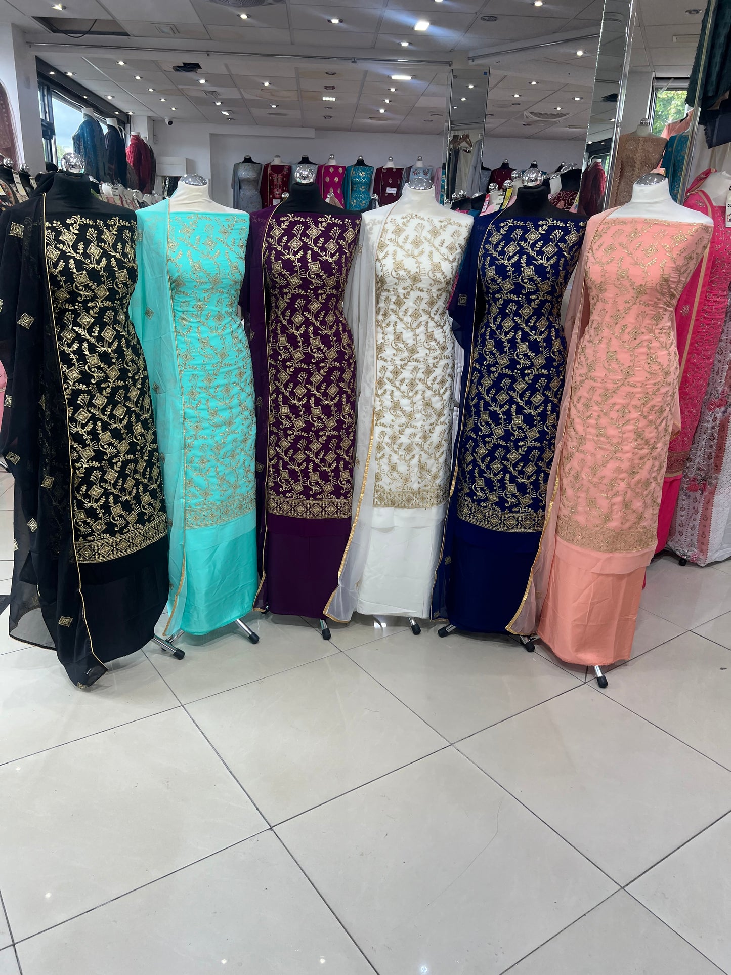 Embroidered Georgette