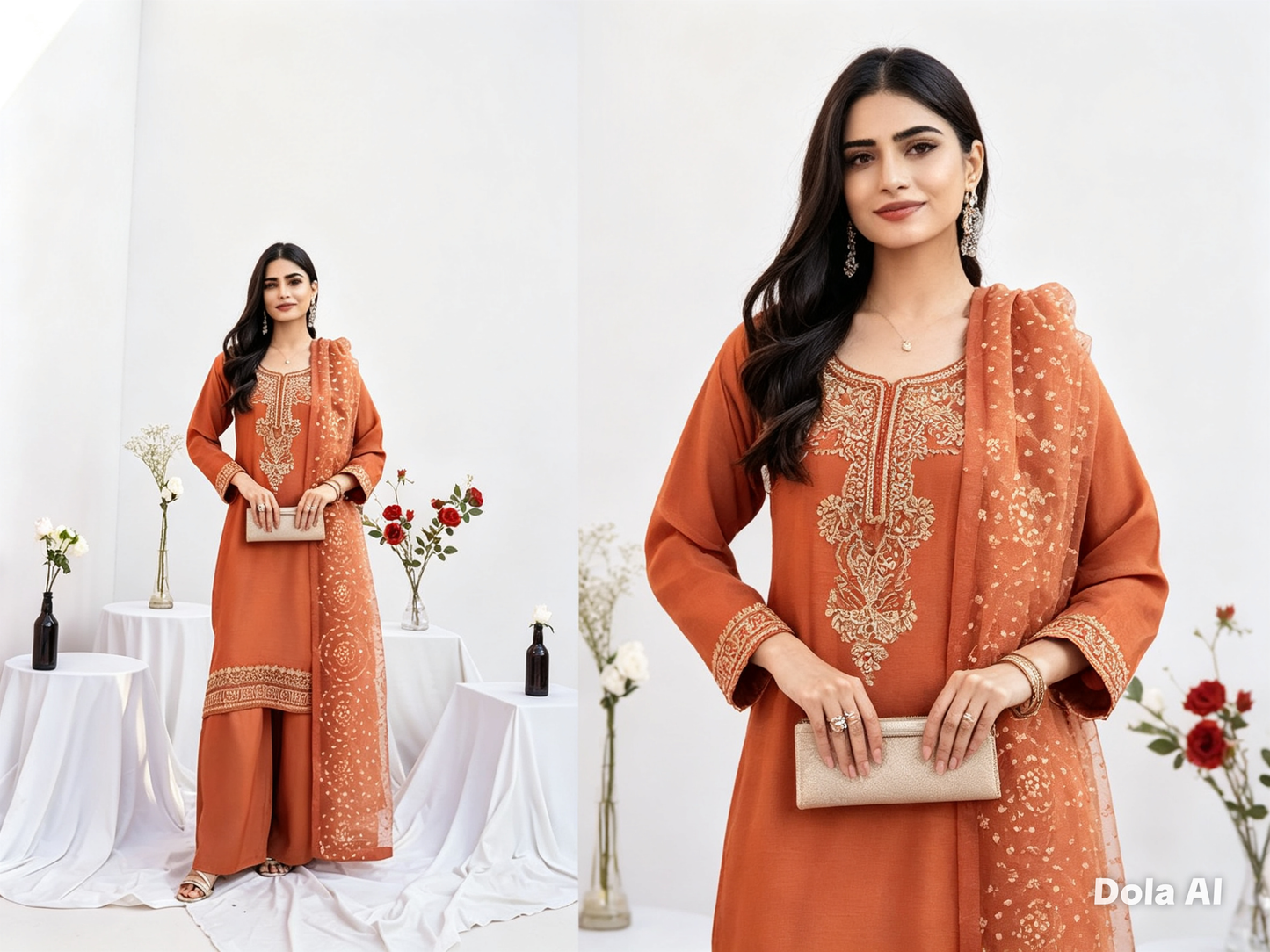 luxurious viscose suit inspired by the renowned Shantly by Barooque collection