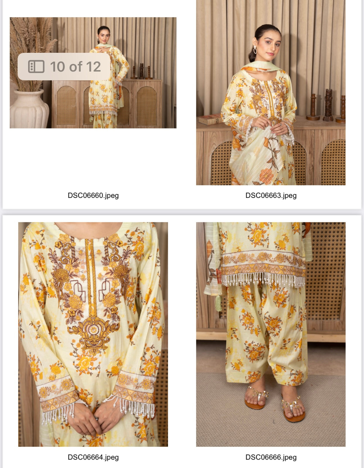 Farashy Shalwar Iznik Inspired Summer/Spring Lawn- Buttermilk Yellow Floral